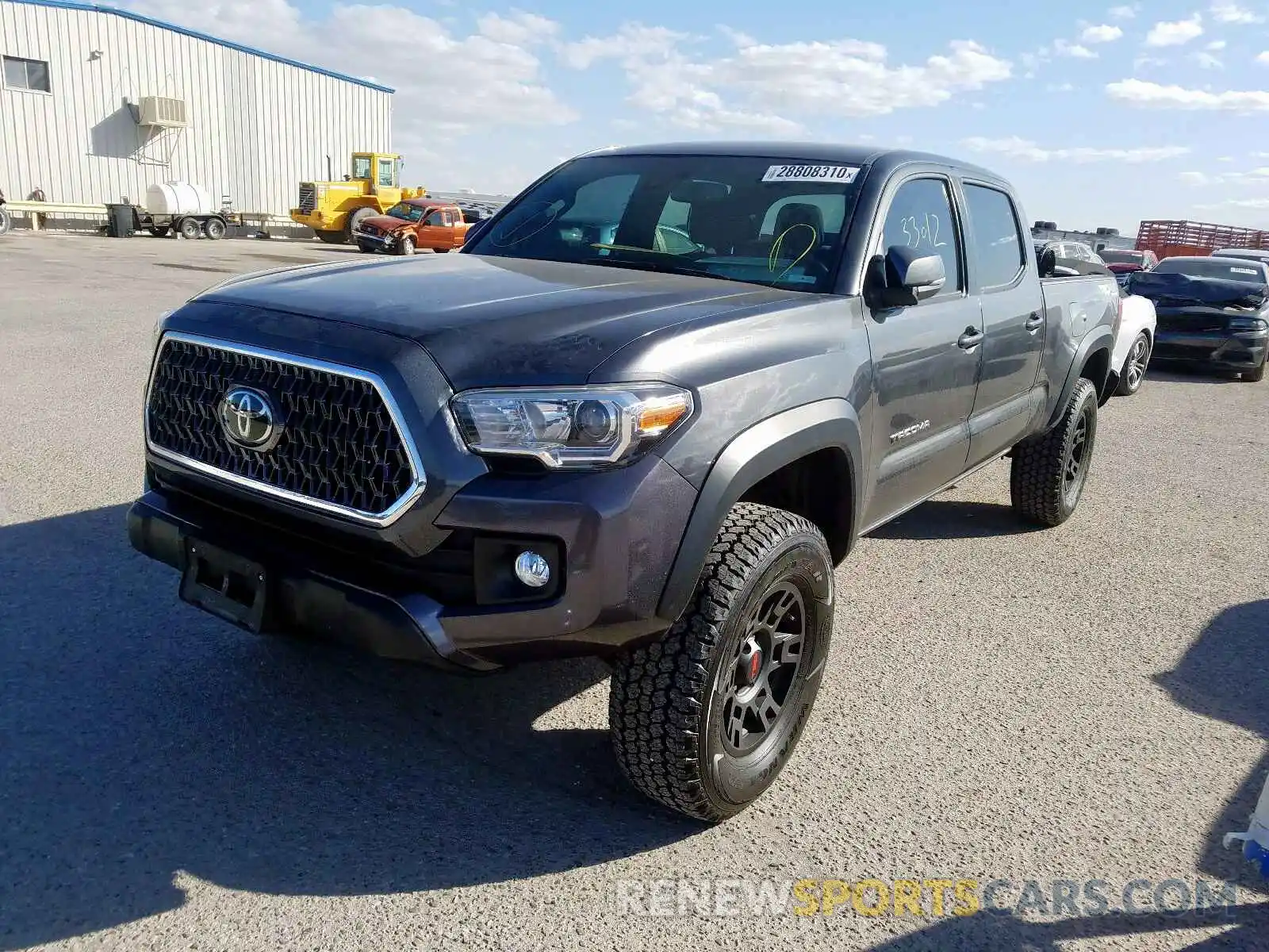 2 Photograph of a damaged car 3TMDZ5BN7KM056384 TOYOTA TACOMA 2019