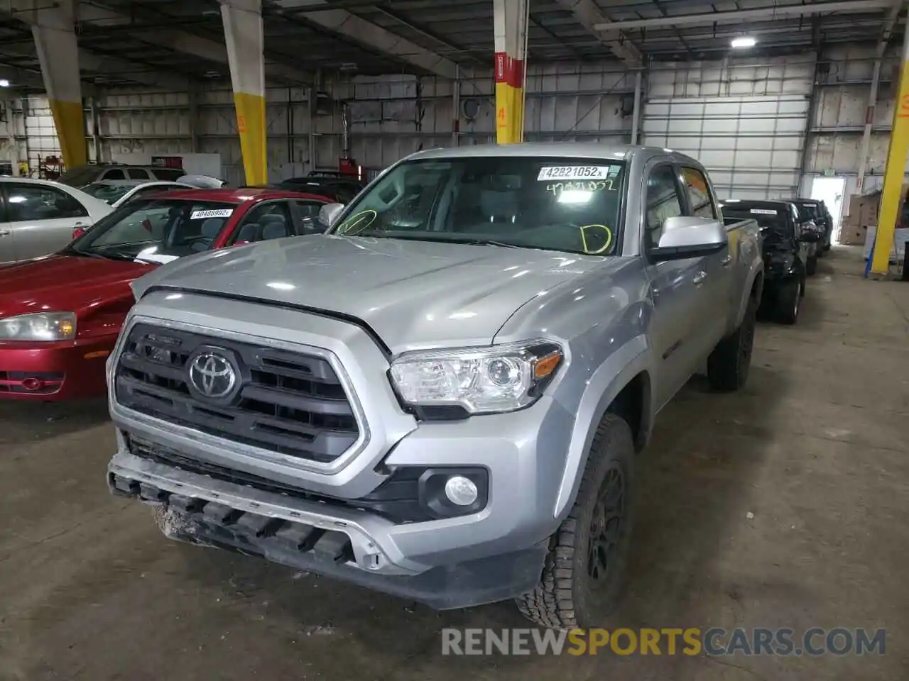 2 Photograph of a damaged car 3TMDZ5BN7KM061584 TOYOTA TACOMA 2019