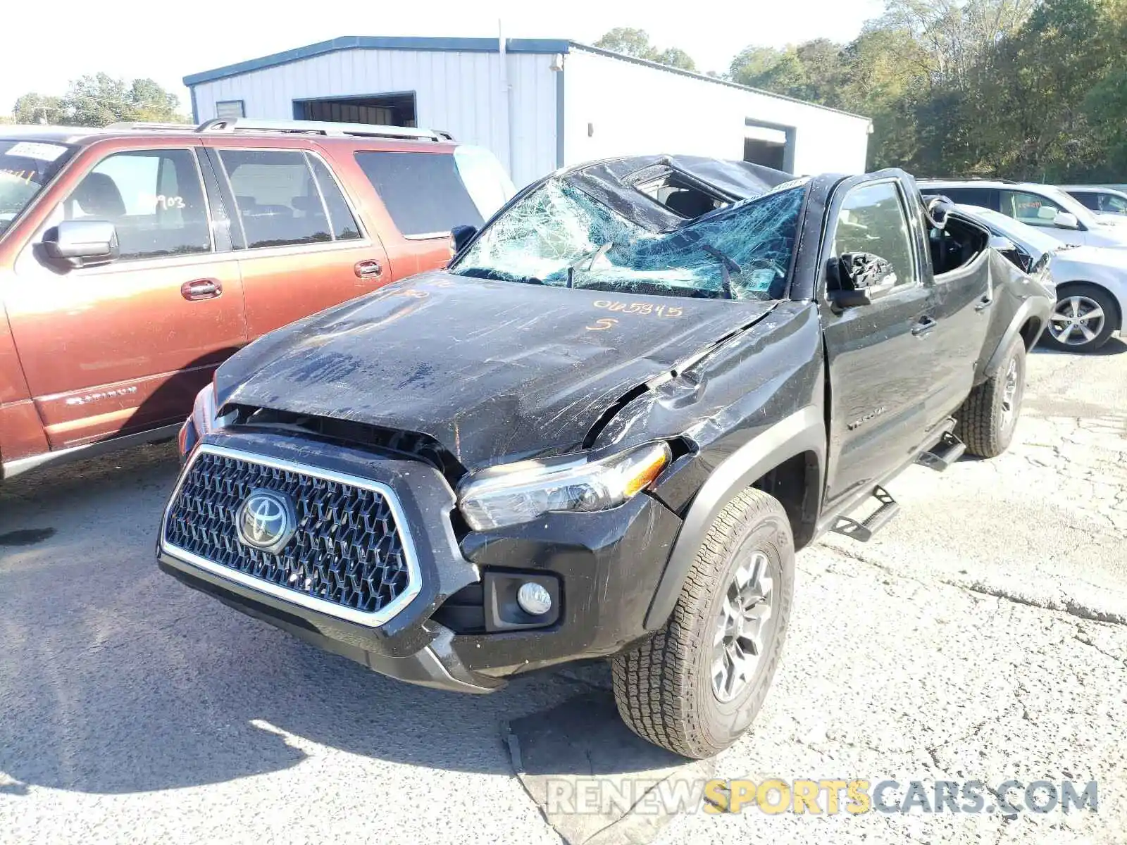 2 Photograph of a damaged car 3TMDZ5BN7KM065845 TOYOTA TACOMA 2019