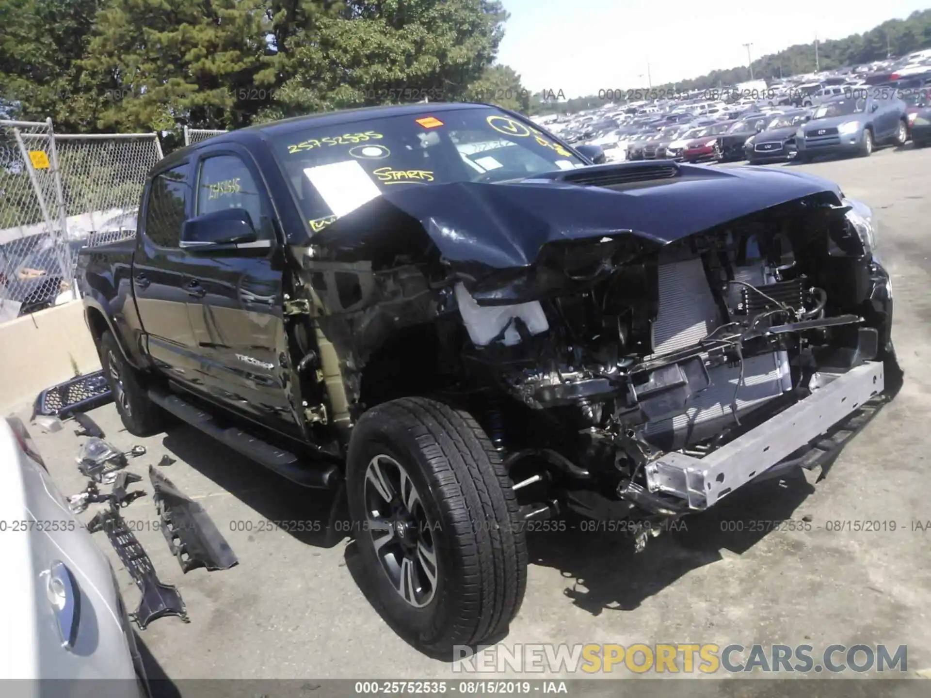 1 Photograph of a damaged car 3TMDZ5BN7KM066848 TOYOTA TACOMA 2019