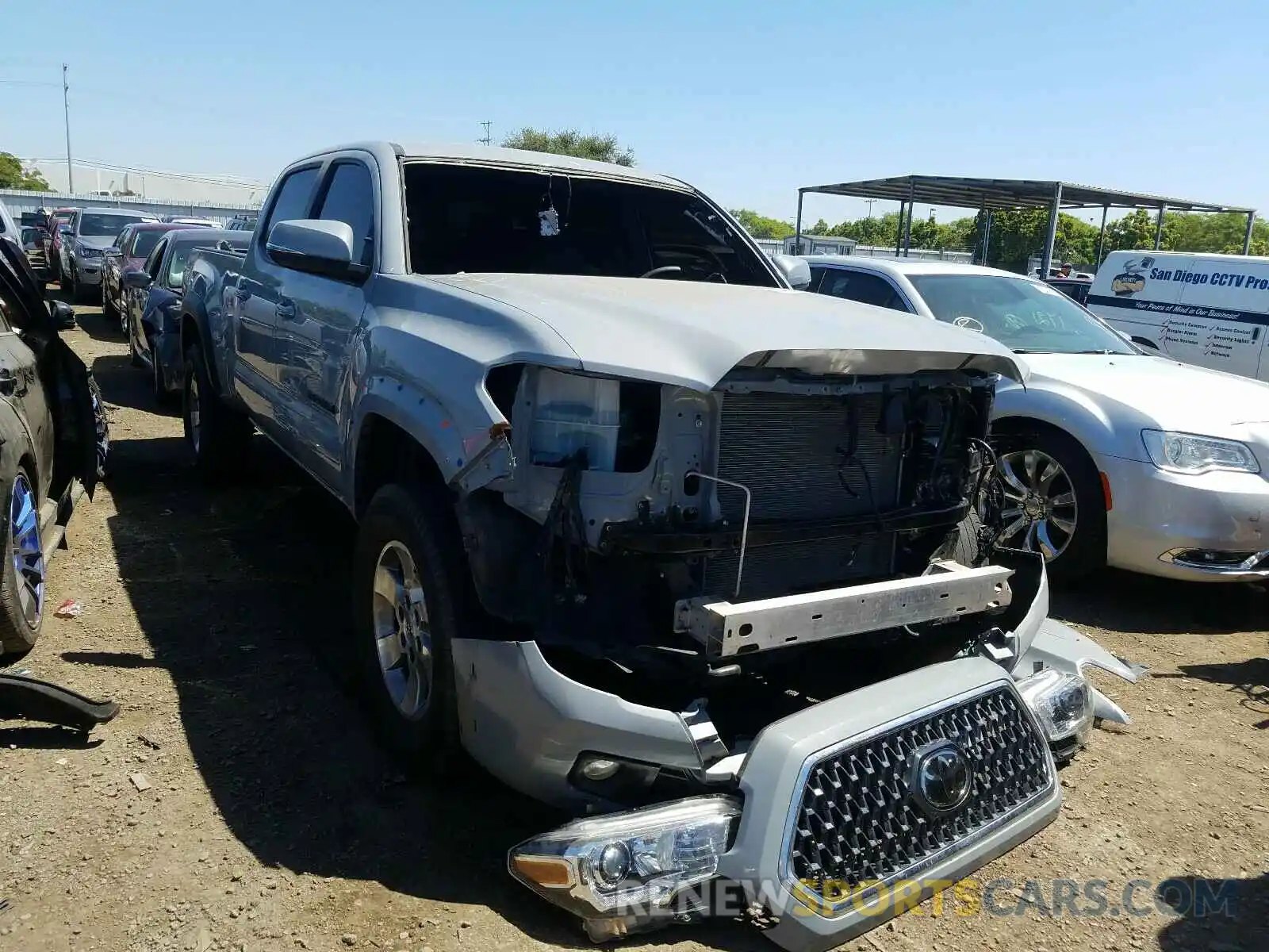 1 Photograph of a damaged car 3TMDZ5BN7KM068809 TOYOTA TACOMA 2019