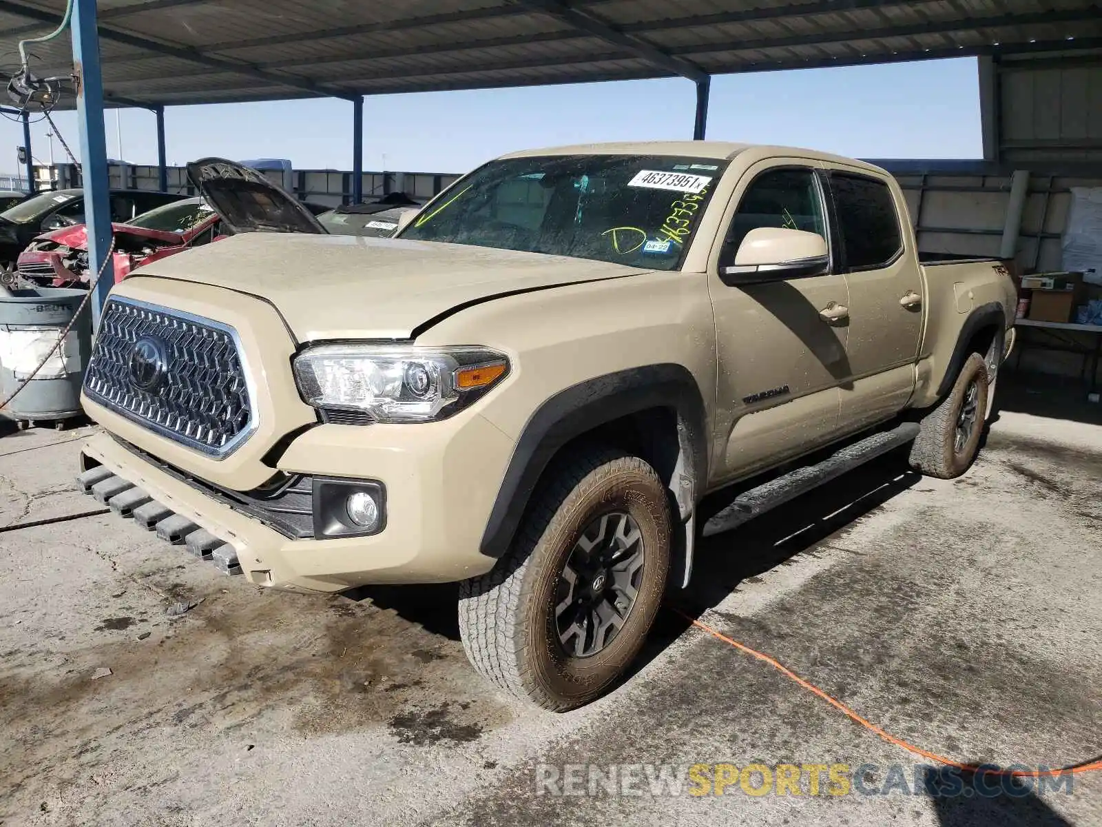 2 Photograph of a damaged car 3TMDZ5BN7KM069264 TOYOTA TACOMA 2019