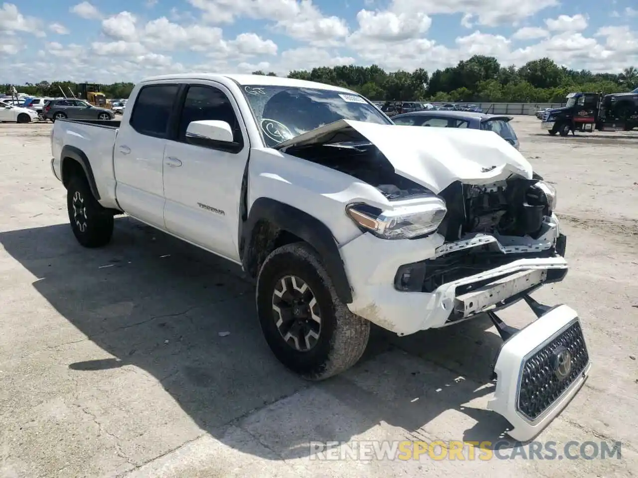 1 Photograph of a damaged car 3TMDZ5BN7KM071578 TOYOTA TACOMA 2019