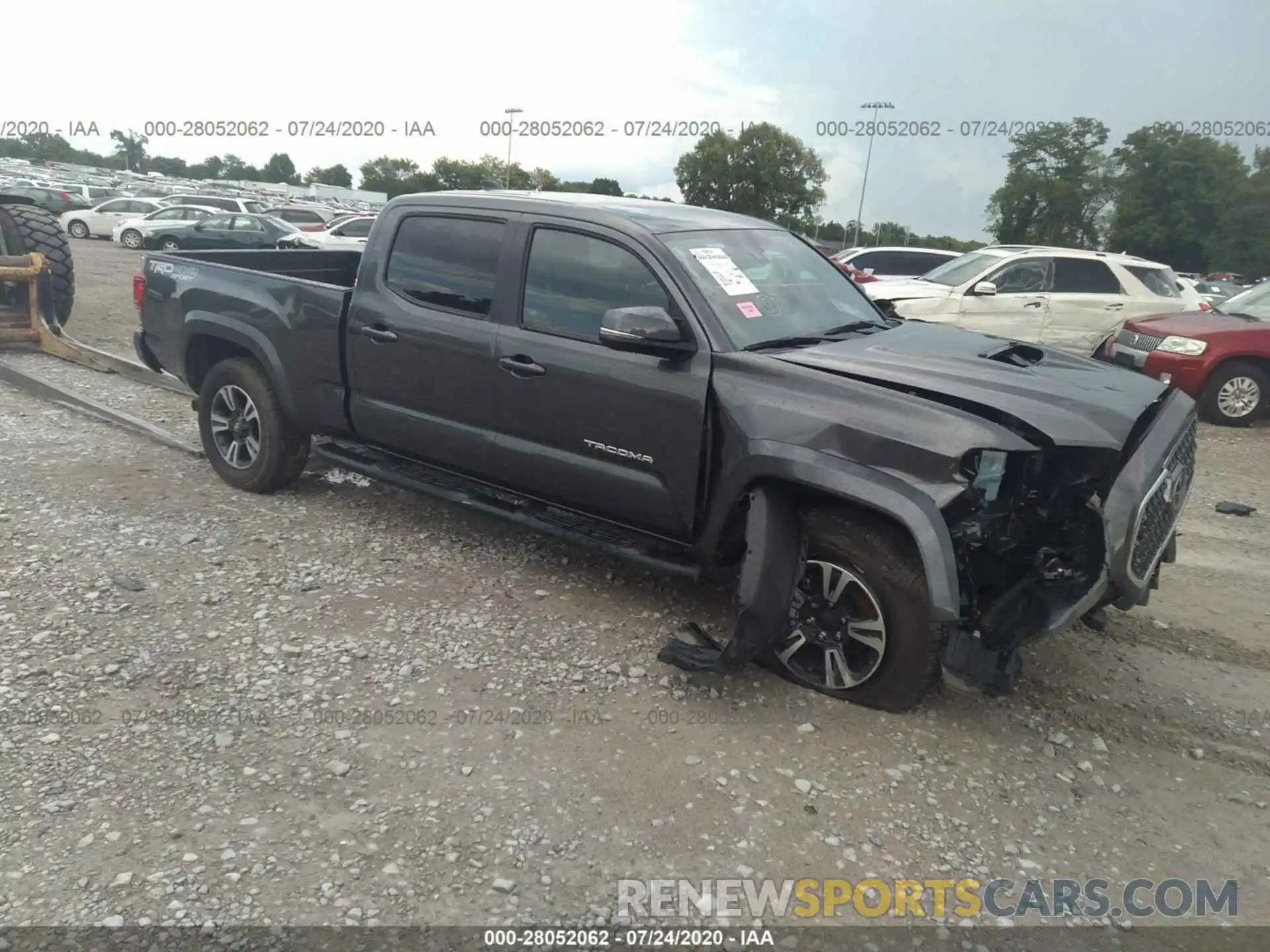 1 Photograph of a damaged car 3TMDZ5BN7KM073220 TOYOTA TACOMA 2019