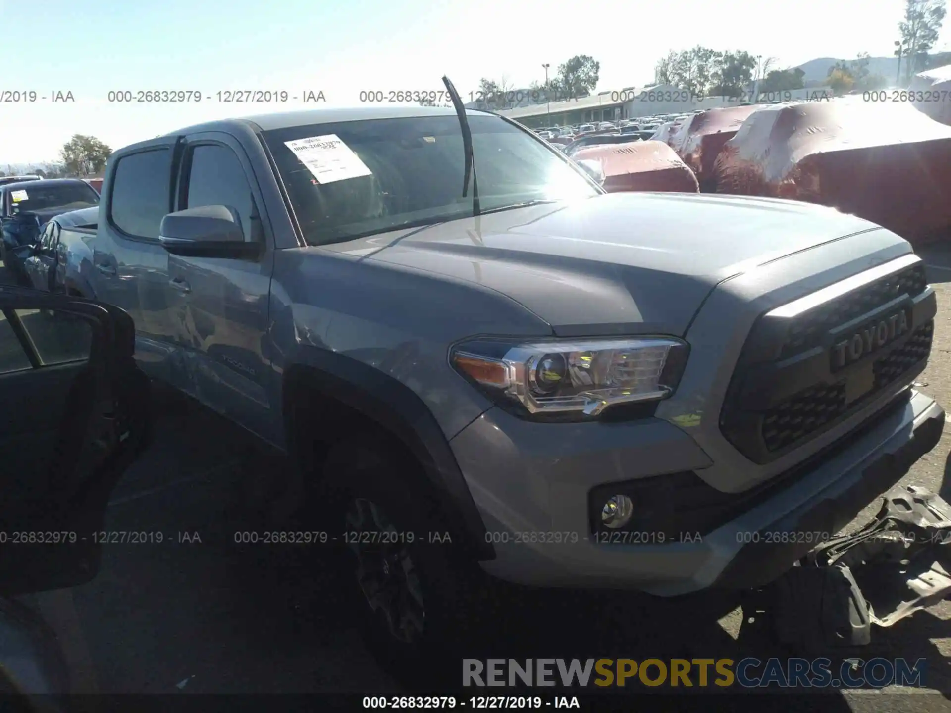 1 Photograph of a damaged car 3TMDZ5BN7KM073931 TOYOTA TACOMA 2019