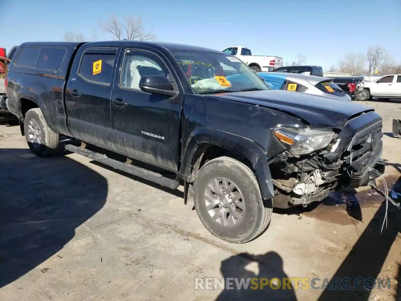 1 Photograph of a damaged car 3TMDZ5BN7KM074125 TOYOTA TACOMA 2019