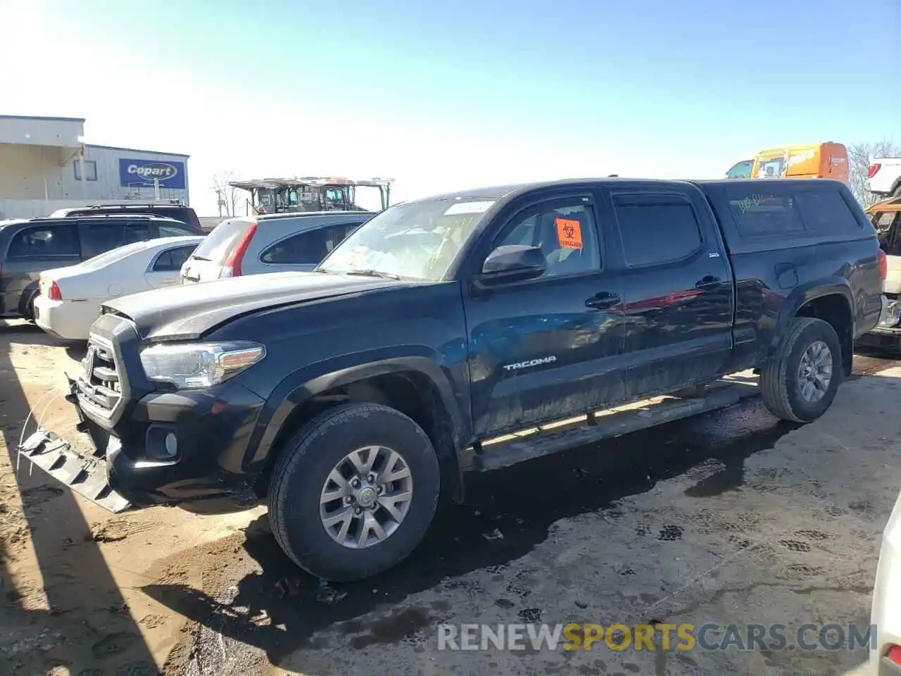 2 Photograph of a damaged car 3TMDZ5BN7KM074125 TOYOTA TACOMA 2019