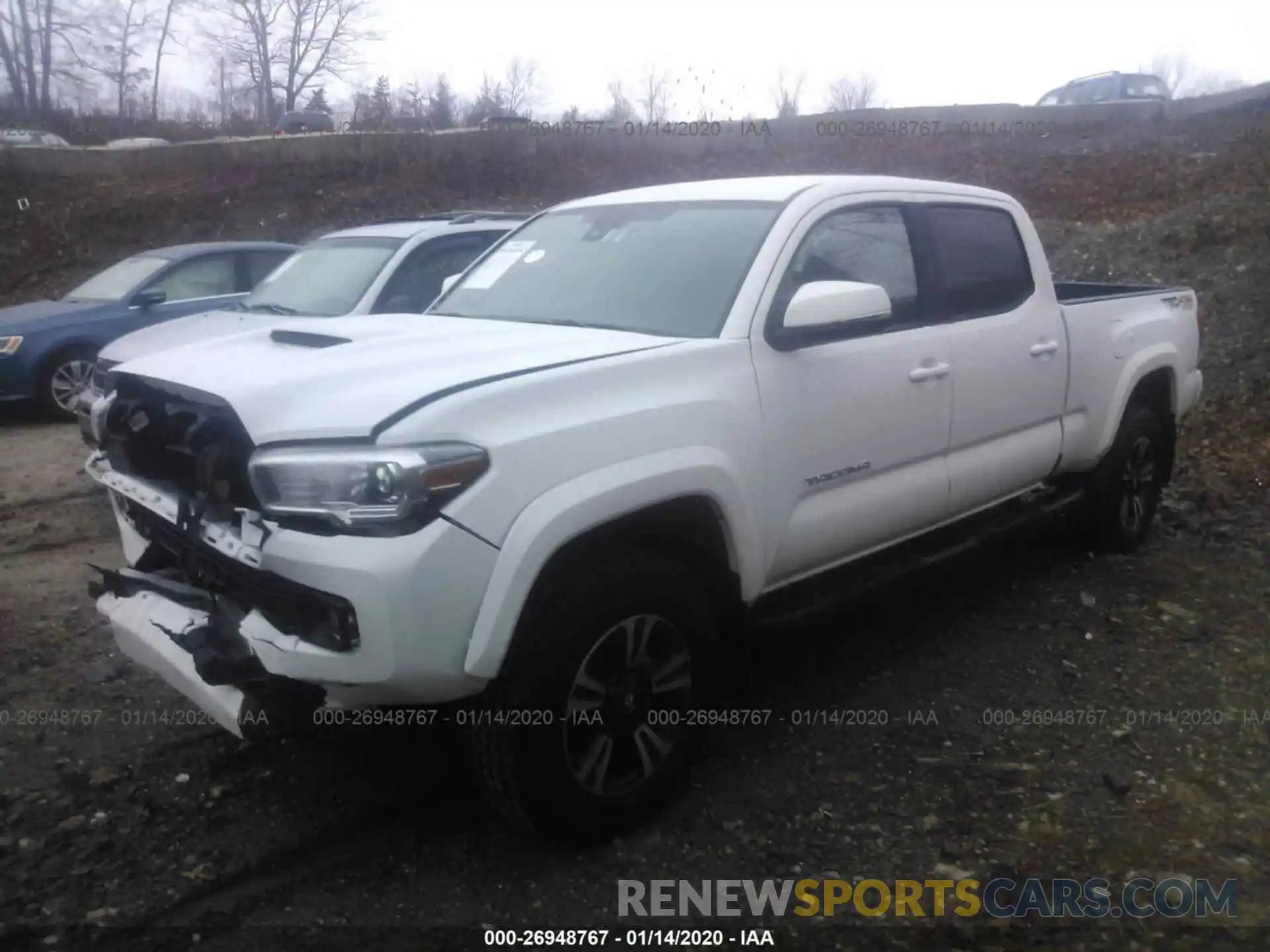 2 Photograph of a damaged car 3TMDZ5BN7KM077431 TOYOTA TACOMA 2019