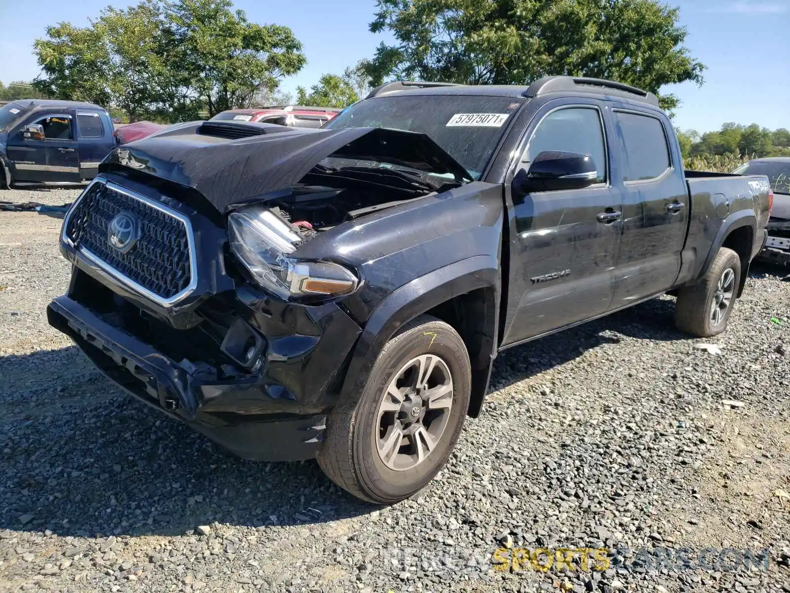 2 Photograph of a damaged car 3TMDZ5BN7KM077929 TOYOTA TACOMA 2019