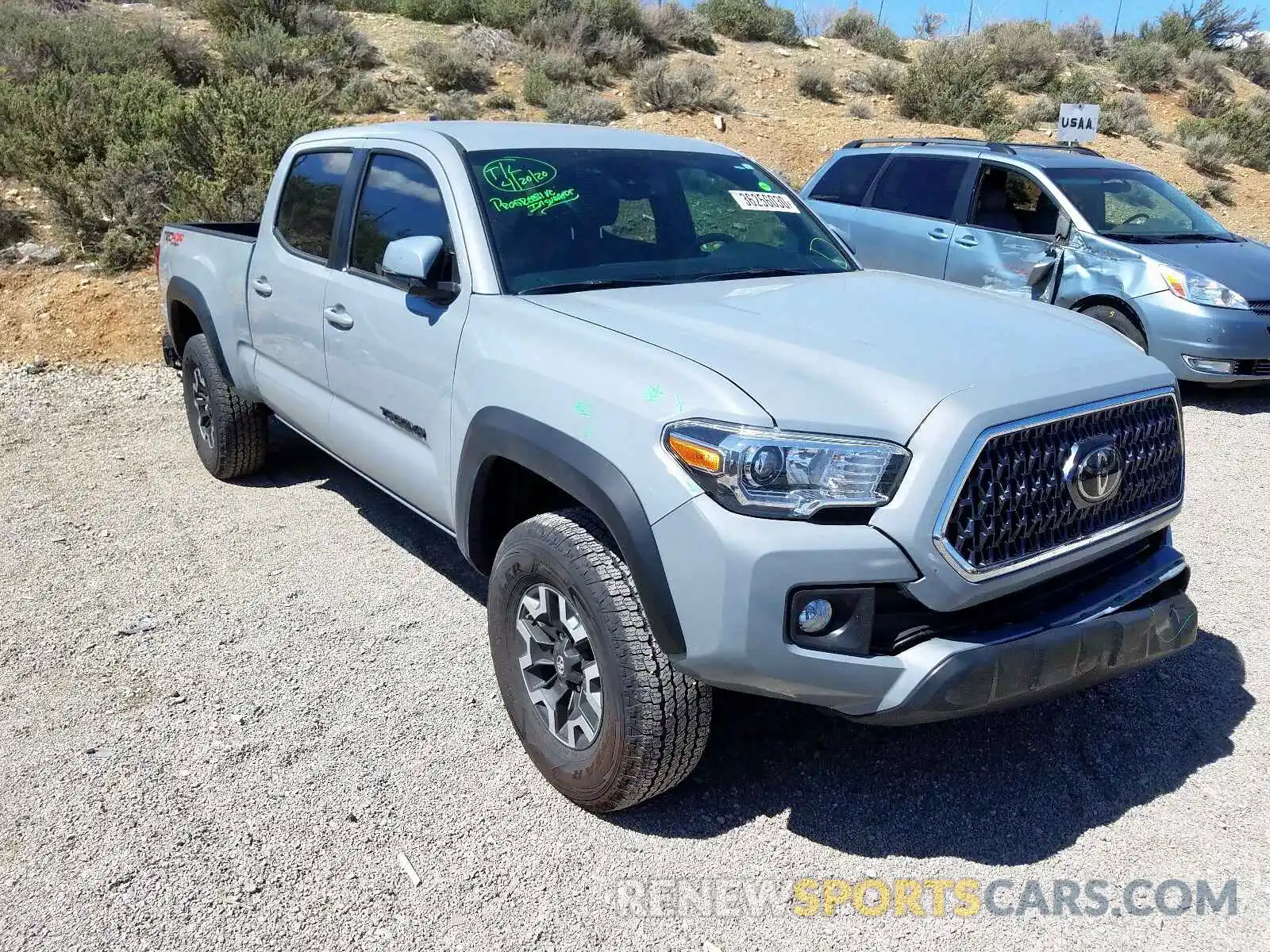 1 Photograph of a damaged car 3TMDZ5BN7KM078515 TOYOTA TACOMA 2019