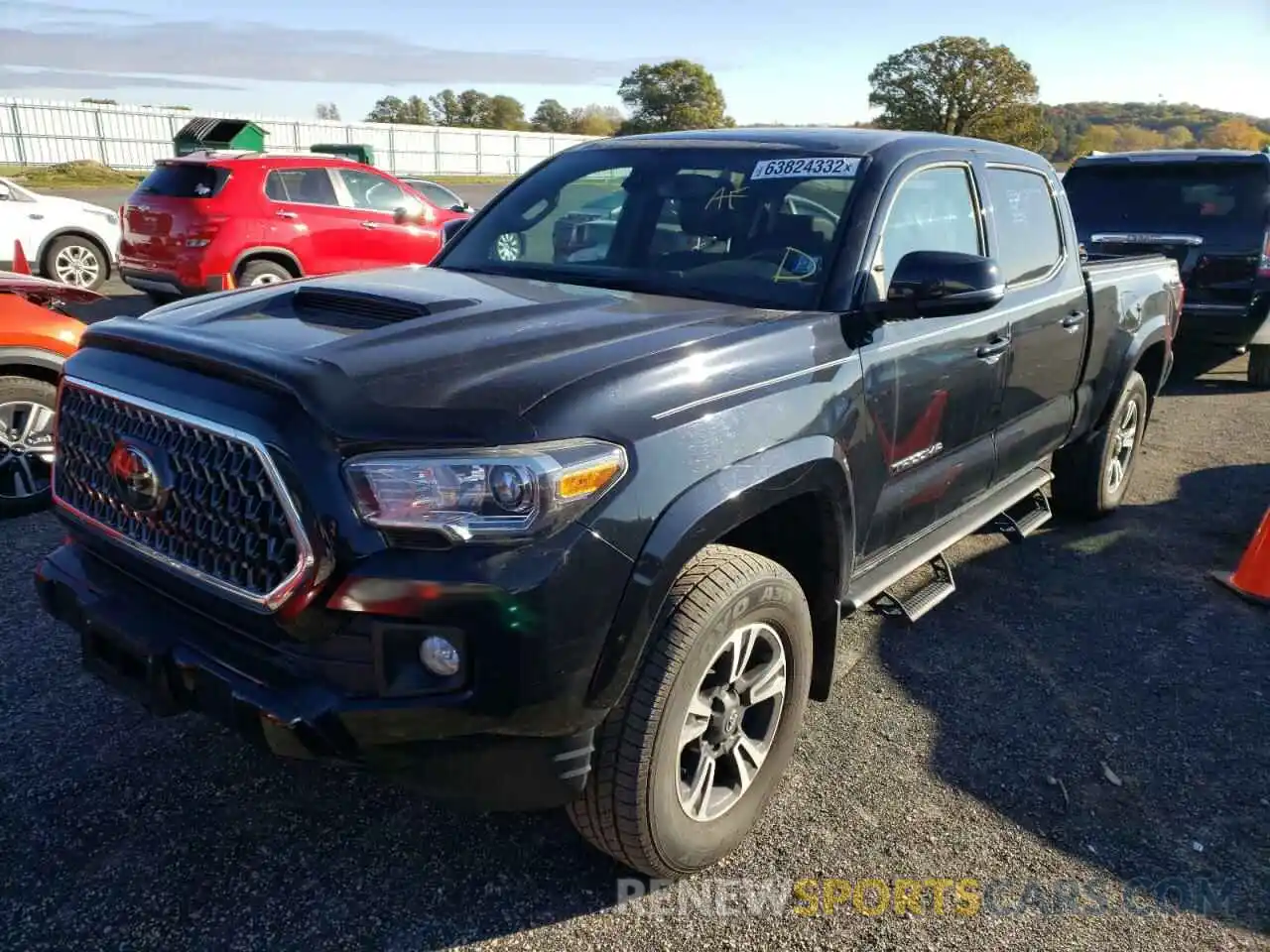 2 Photograph of a damaged car 3TMDZ5BN8KM055664 TOYOTA TACOMA 2019