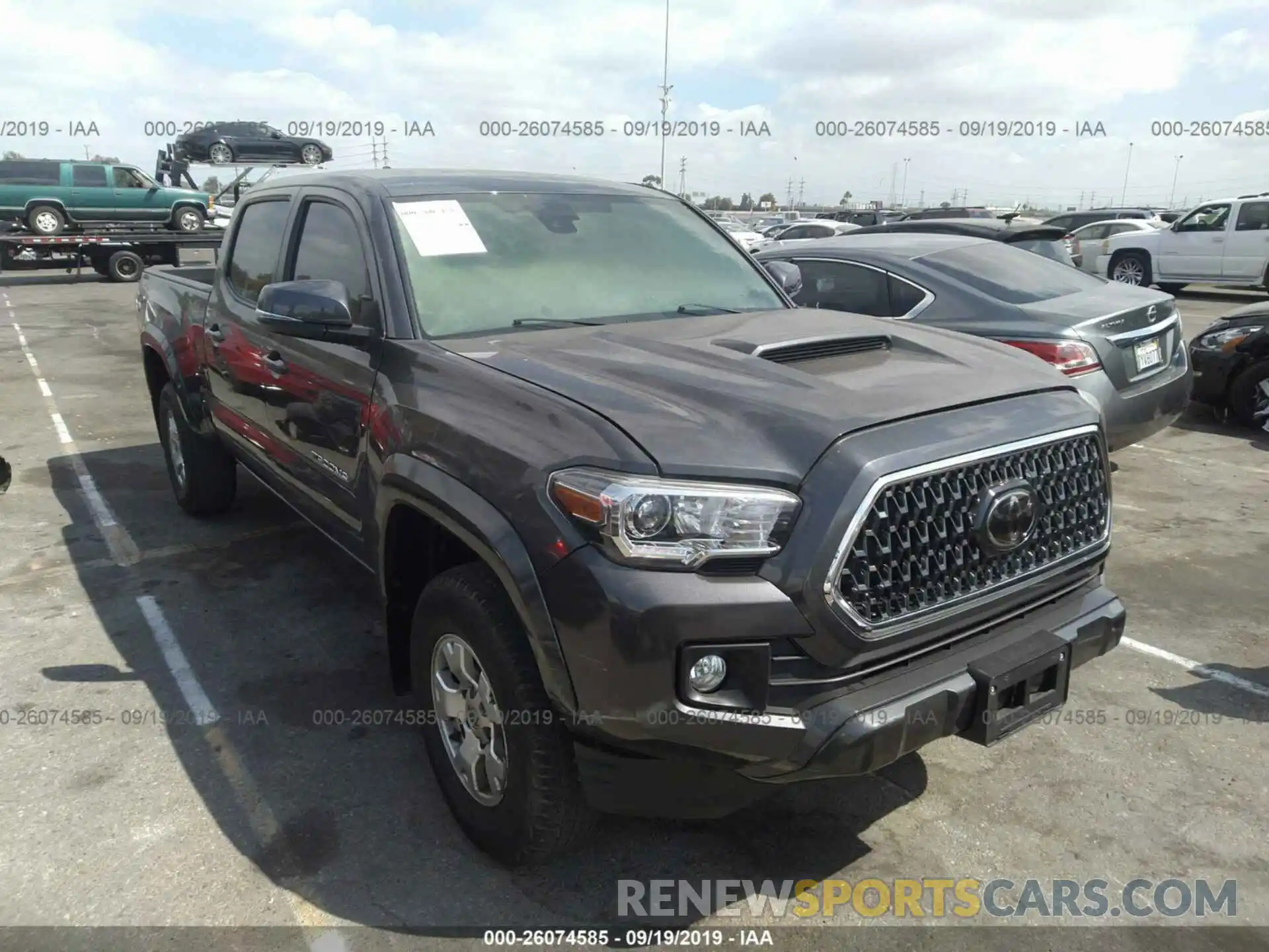 1 Photograph of a damaged car 3TMDZ5BN8KM055678 TOYOTA TACOMA 2019