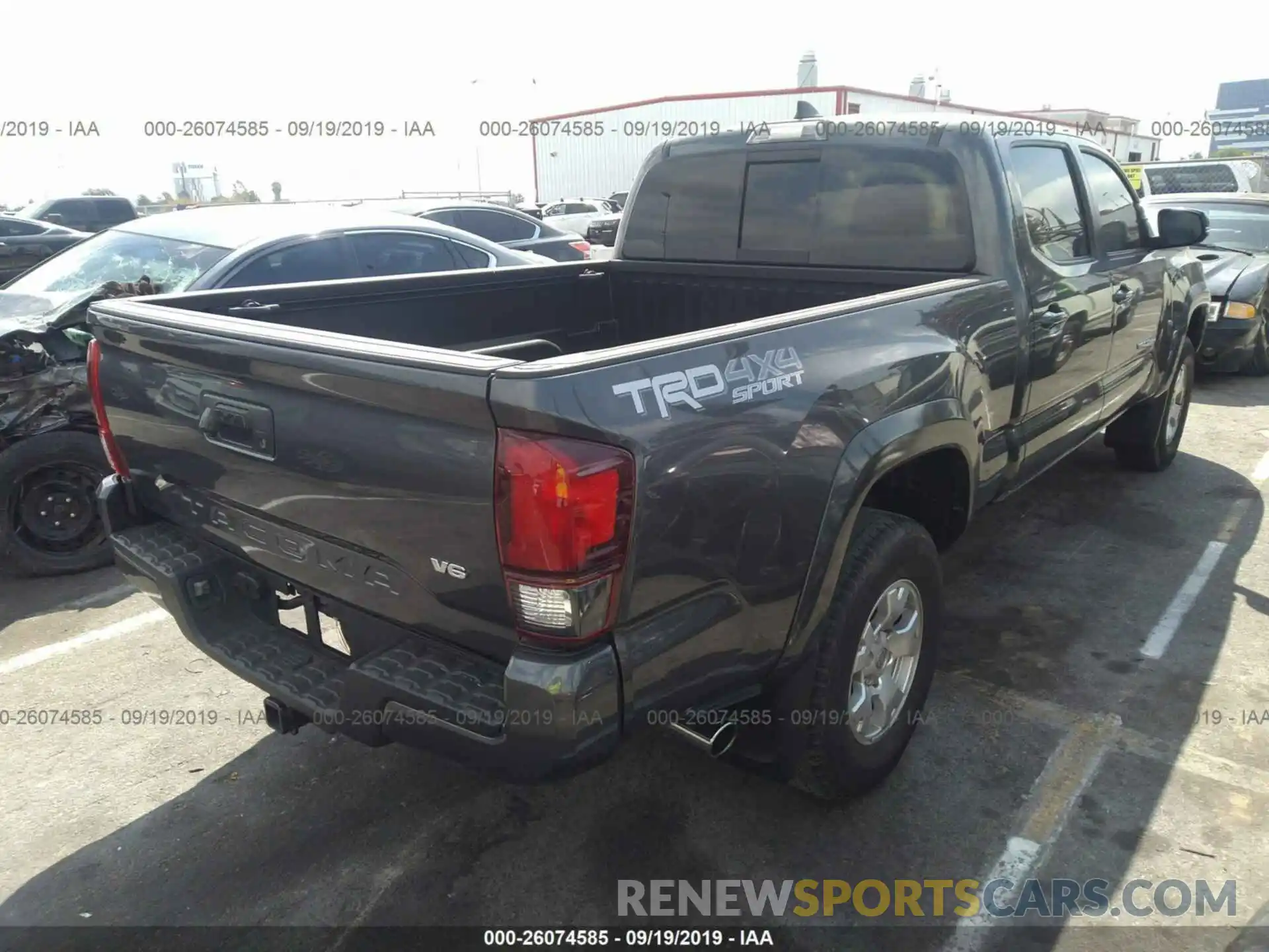 4 Photograph of a damaged car 3TMDZ5BN8KM055678 TOYOTA TACOMA 2019