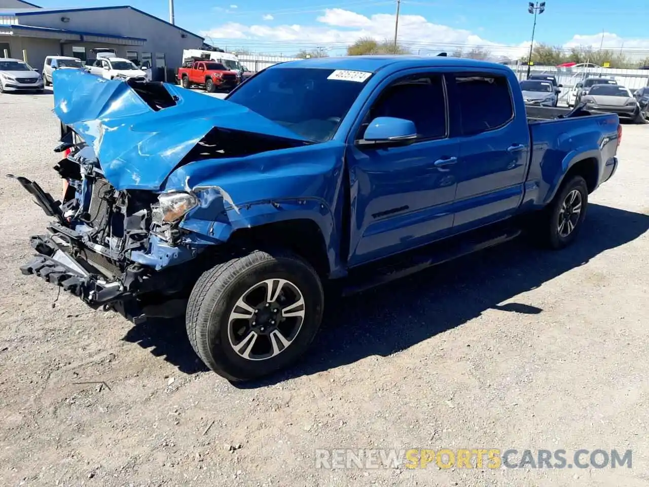 1 Photograph of a damaged car 3TMDZ5BN8KM059083 TOYOTA TACOMA 2019