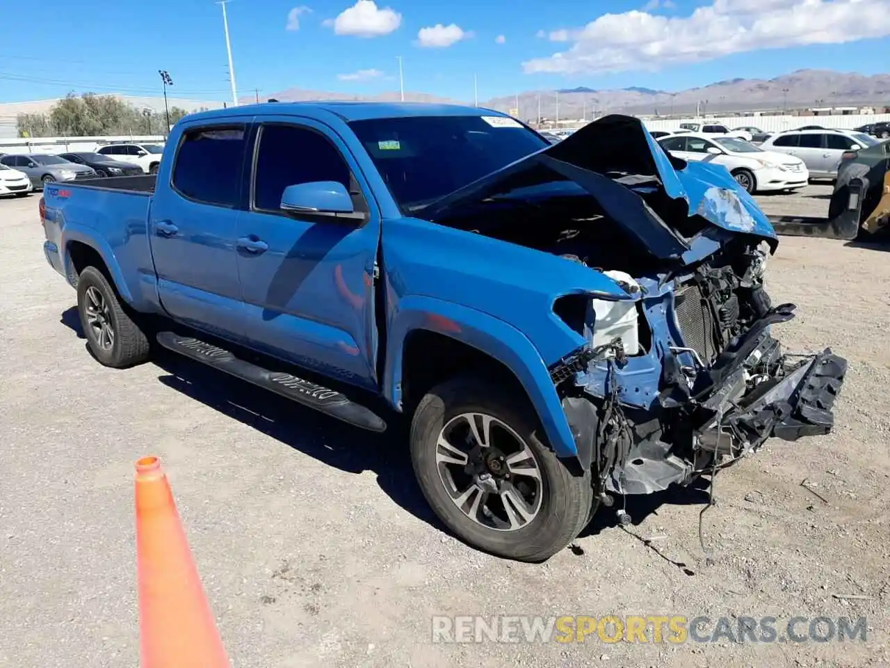 4 Photograph of a damaged car 3TMDZ5BN8KM059083 TOYOTA TACOMA 2019