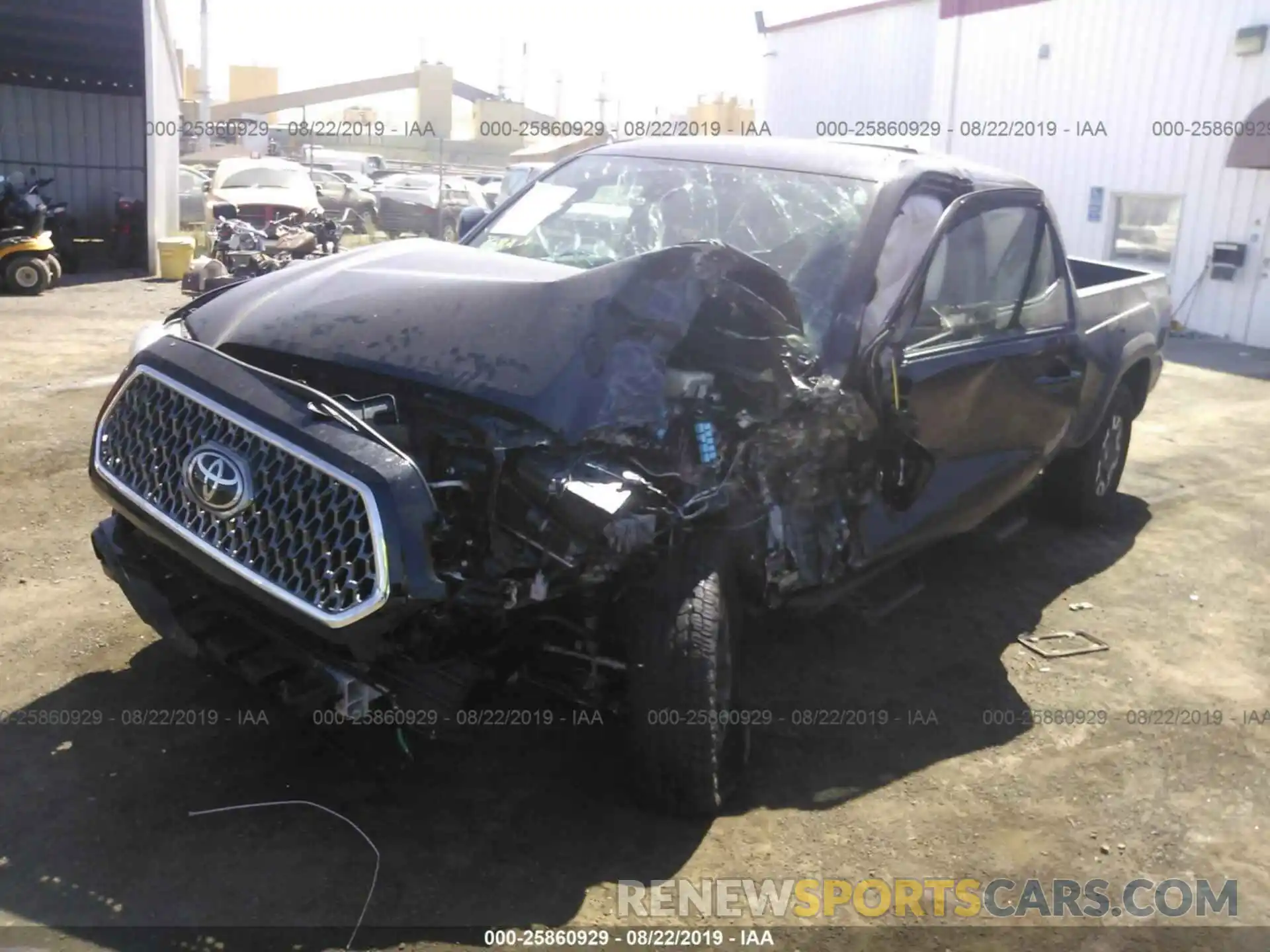 2 Photograph of a damaged car 3TMDZ5BN8KM069130 TOYOTA TACOMA 2019