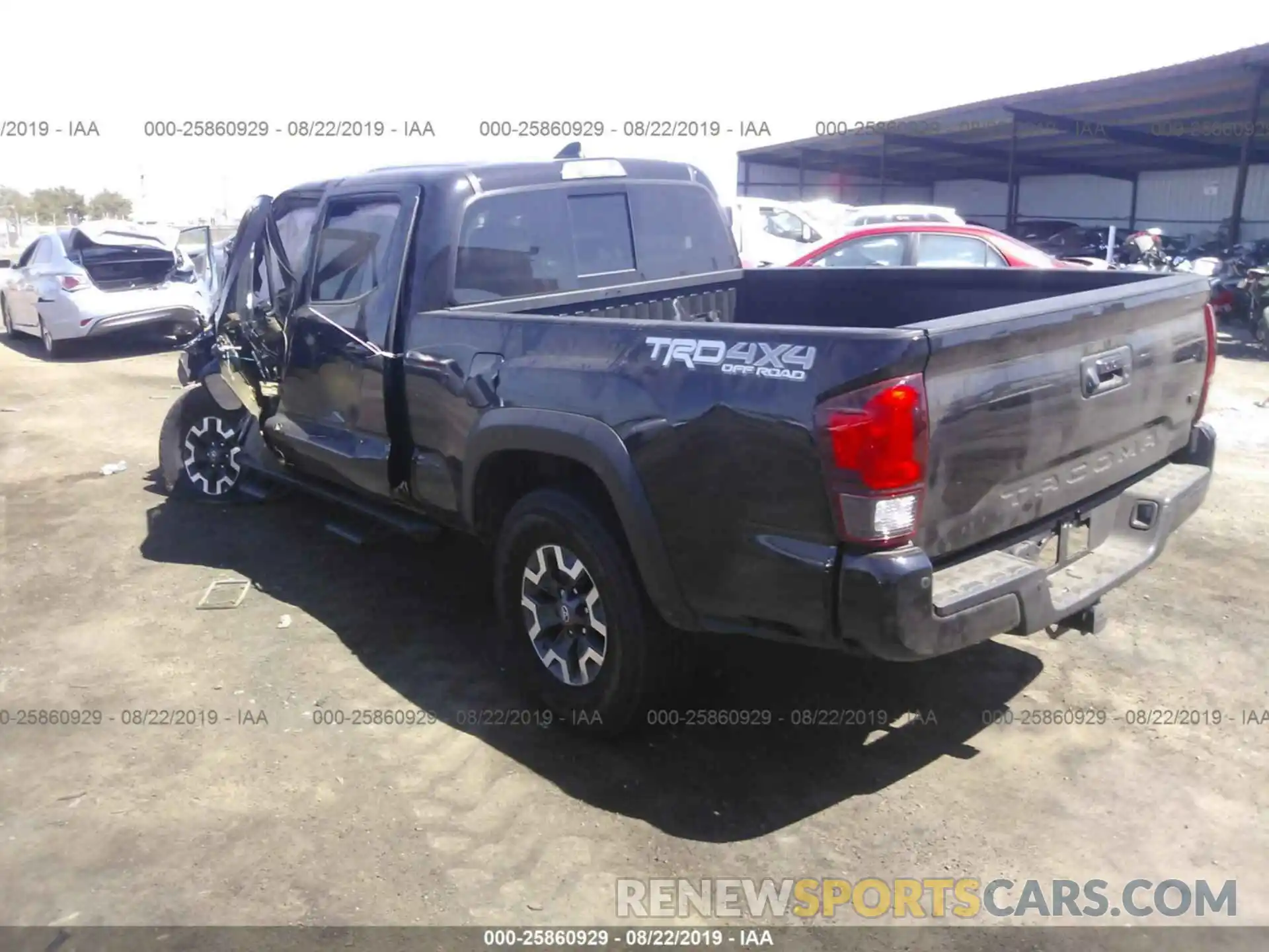 3 Photograph of a damaged car 3TMDZ5BN8KM069130 TOYOTA TACOMA 2019