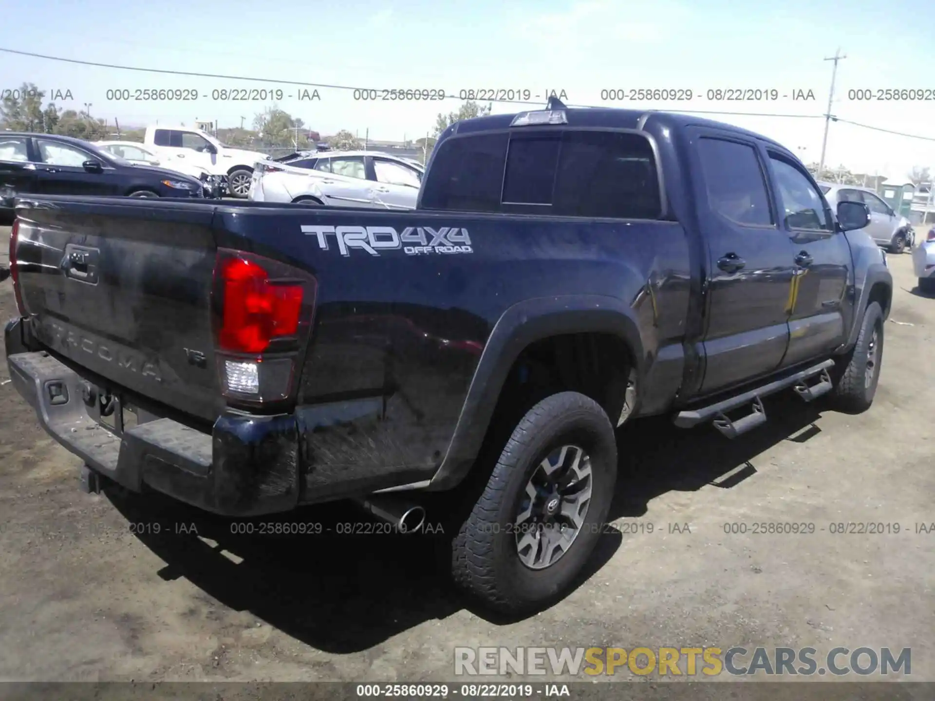 4 Photograph of a damaged car 3TMDZ5BN8KM069130 TOYOTA TACOMA 2019