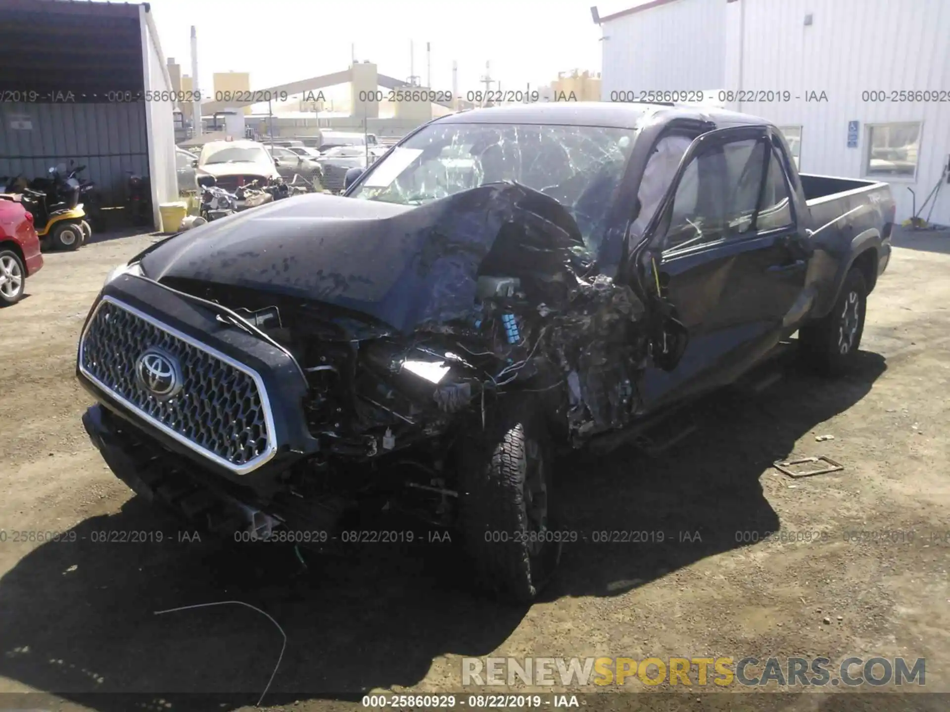 6 Photograph of a damaged car 3TMDZ5BN8KM069130 TOYOTA TACOMA 2019