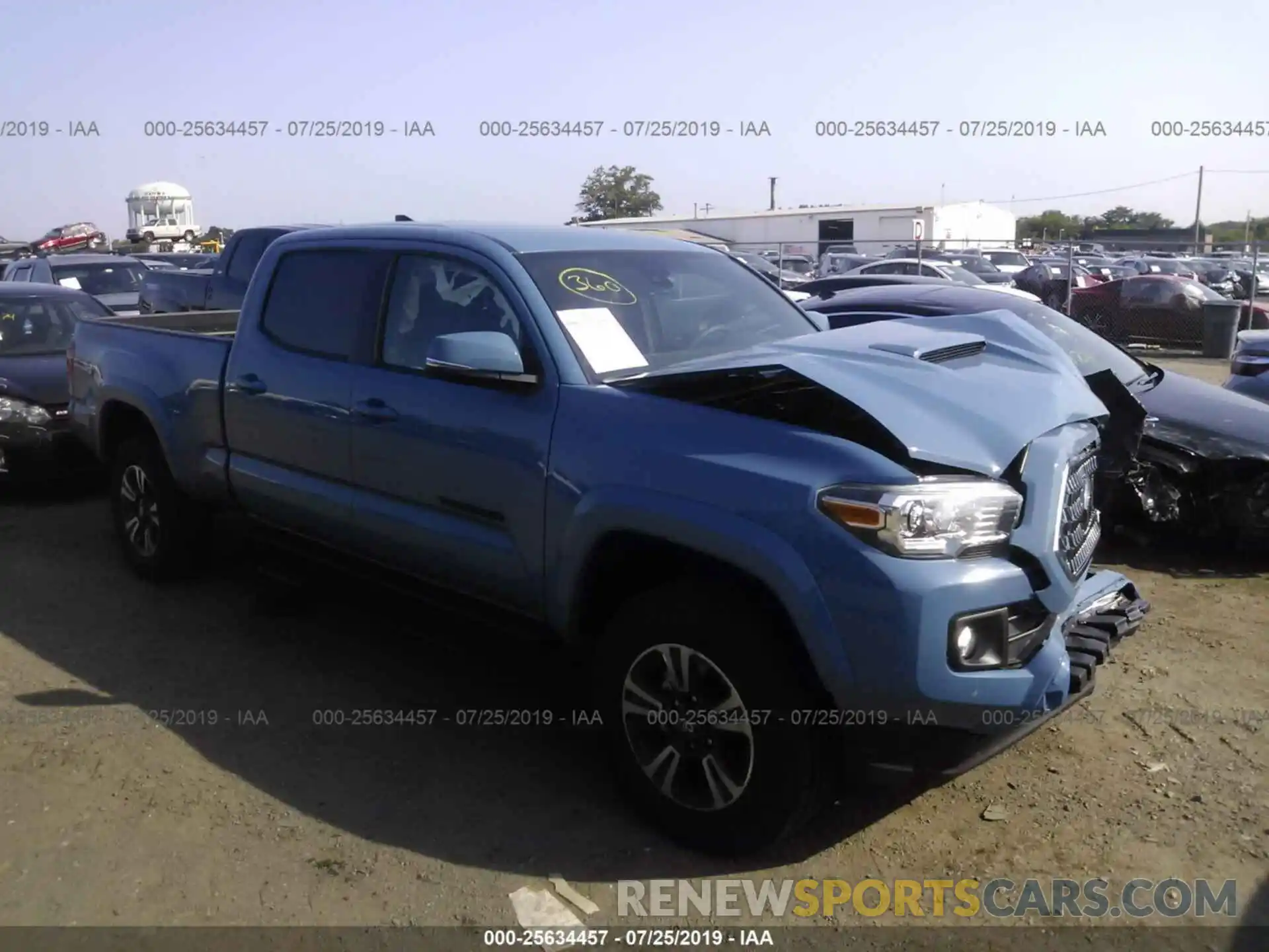 1 Photograph of a damaged car 3TMDZ5BN8KM069905 TOYOTA TACOMA 2019