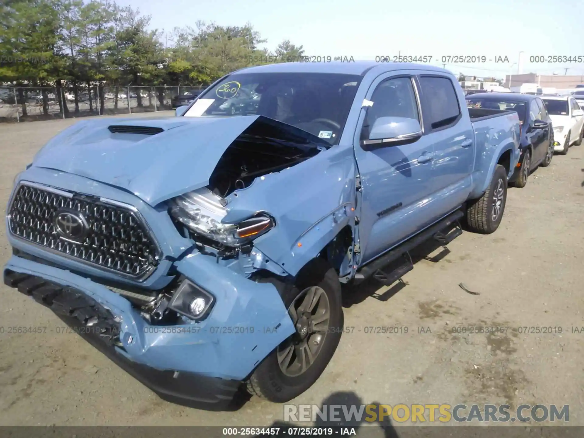 2 Photograph of a damaged car 3TMDZ5BN8KM069905 TOYOTA TACOMA 2019