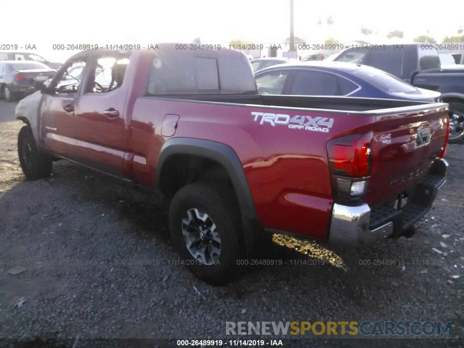 3 Photograph of a damaged car 3TMDZ5BN8KM070942 TOYOTA TACOMA 2019