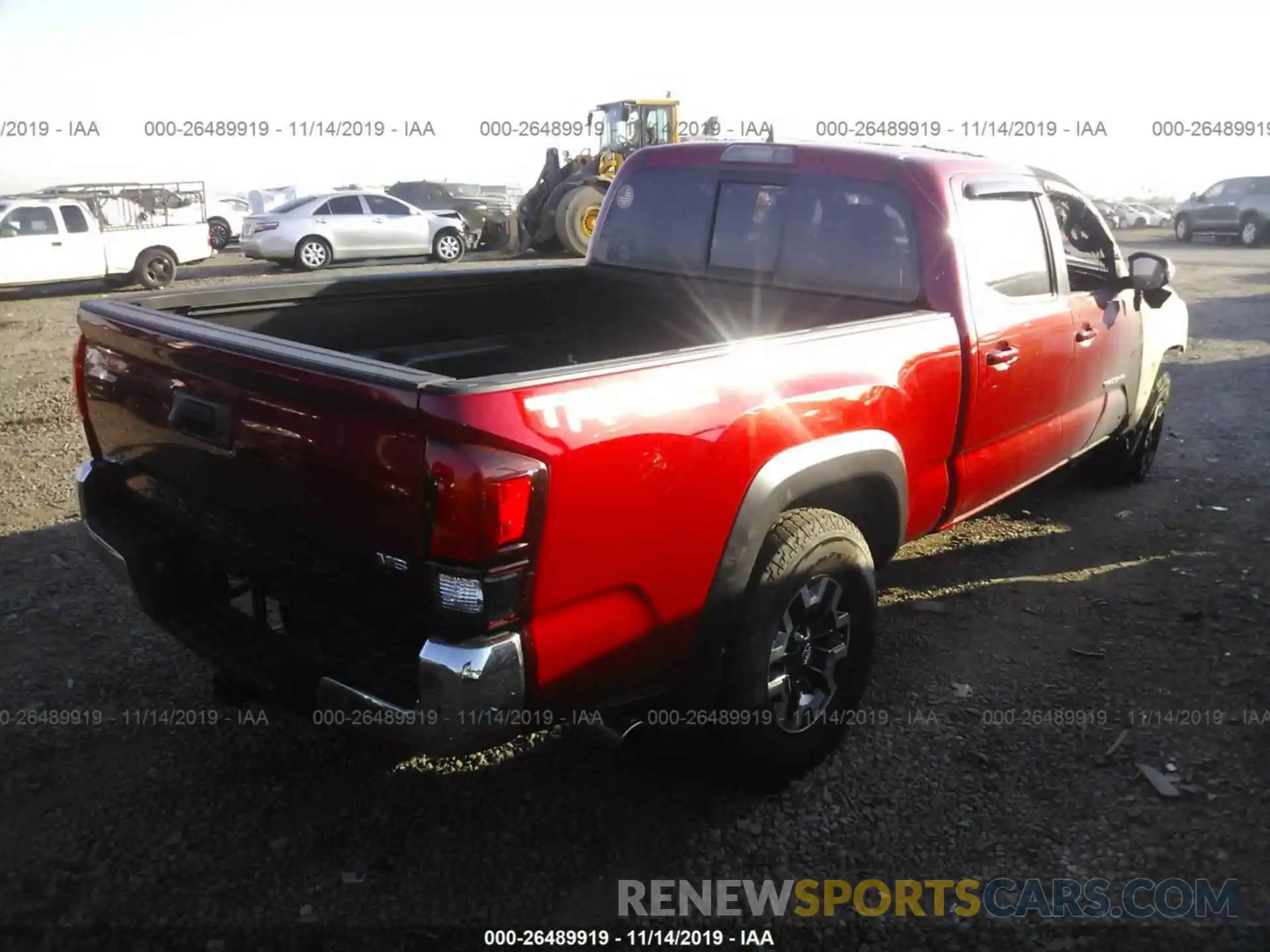 4 Photograph of a damaged car 3TMDZ5BN8KM070942 TOYOTA TACOMA 2019