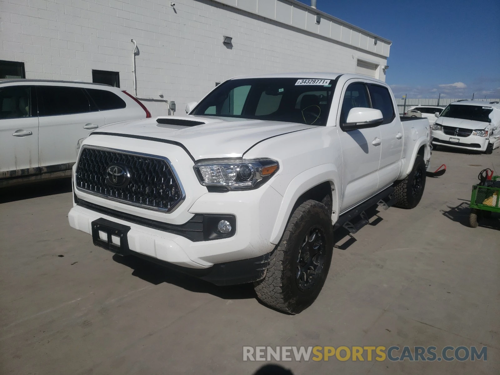 2 Photograph of a damaged car 3TMDZ5BN8KM073873 TOYOTA TACOMA 2019