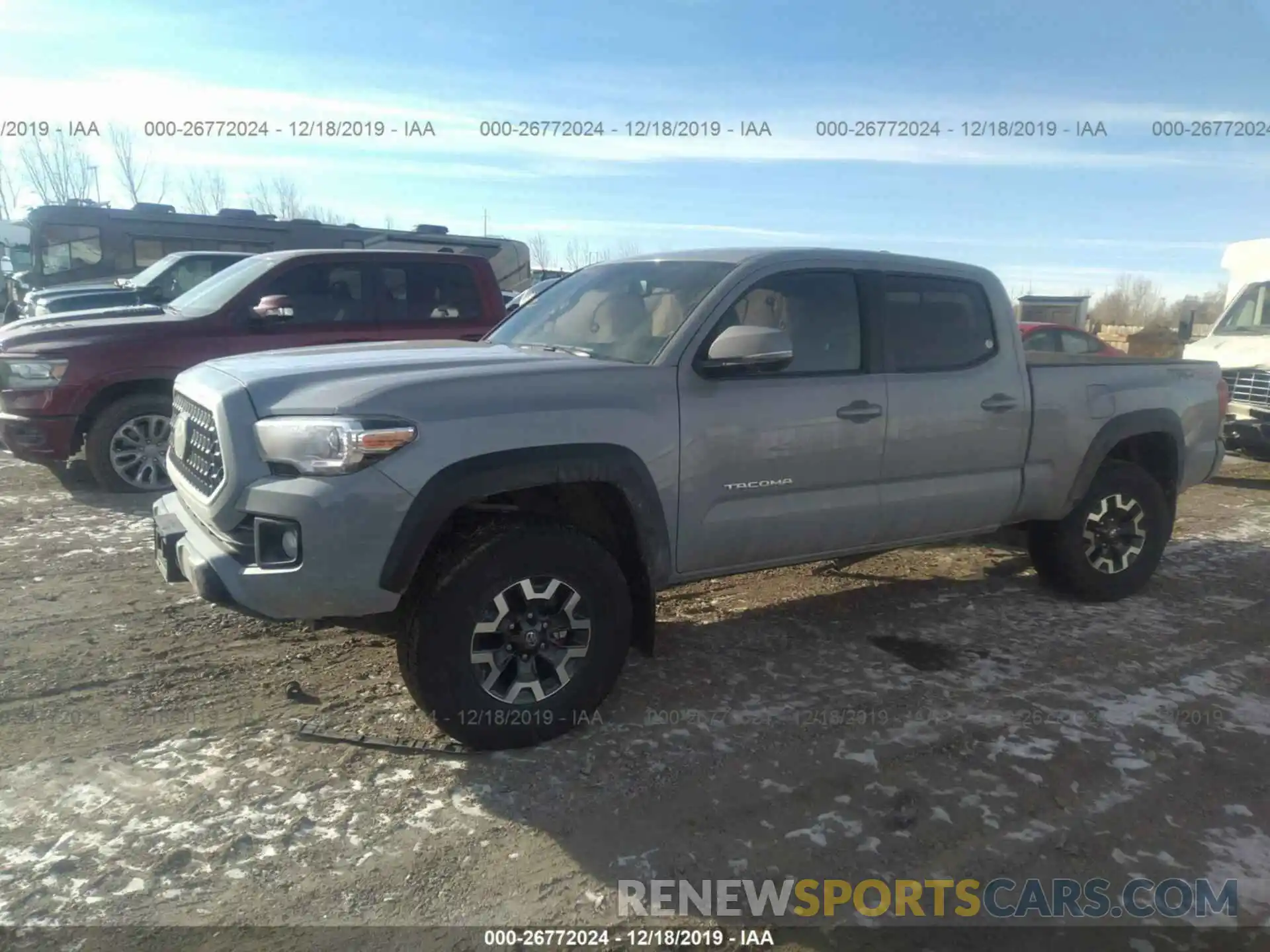 2 Photograph of a damaged car 3TMDZ5BN8KM074439 TOYOTA TACOMA 2019