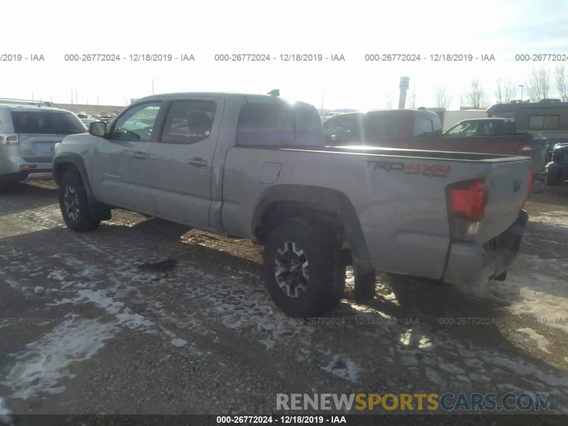 3 Photograph of a damaged car 3TMDZ5BN8KM074439 TOYOTA TACOMA 2019