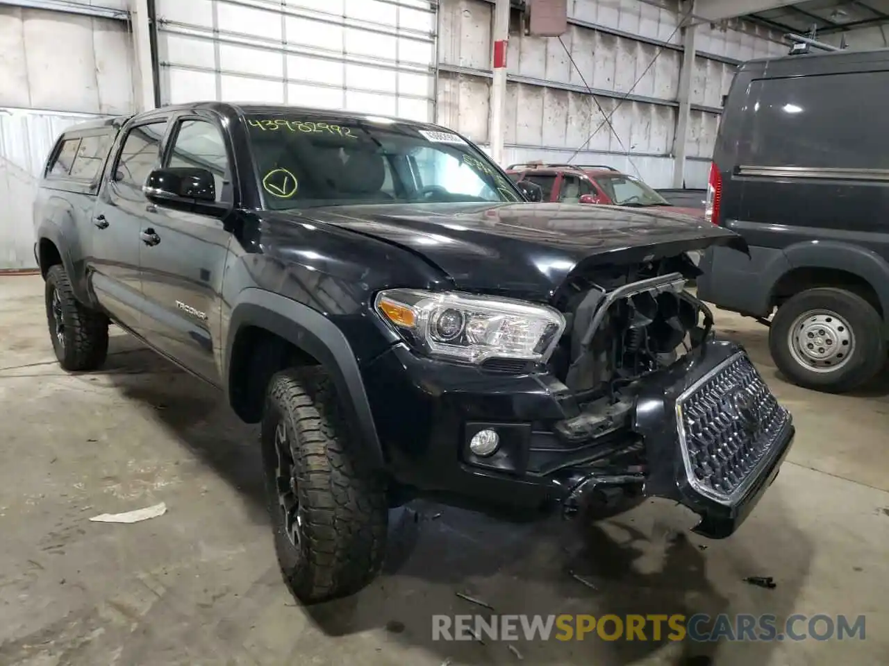 1 Photograph of a damaged car 3TMDZ5BN9KM056757 TOYOTA TACOMA 2019