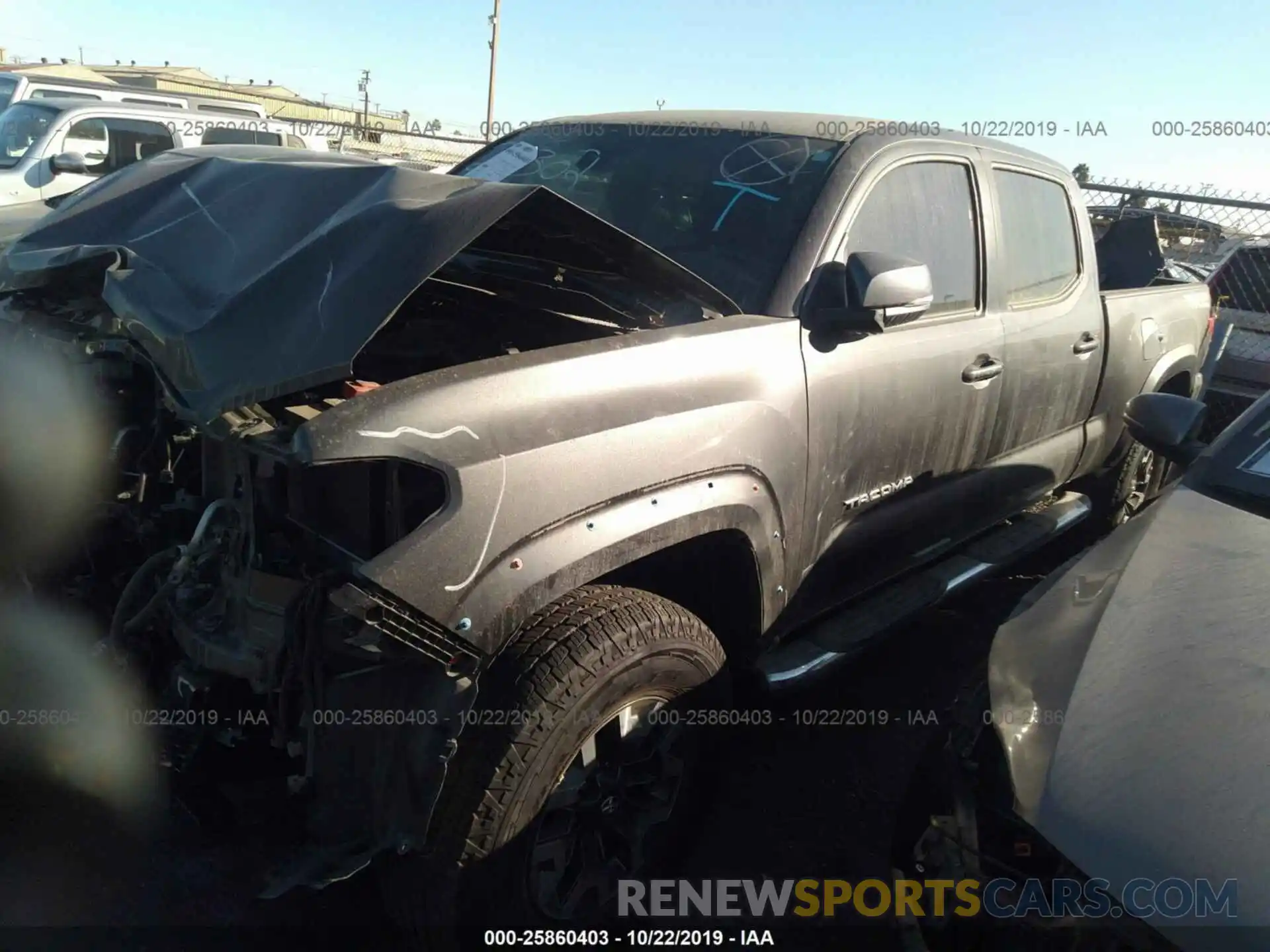 2 Photograph of a damaged car 3TMDZ5BN9KM058282 TOYOTA TACOMA 2019