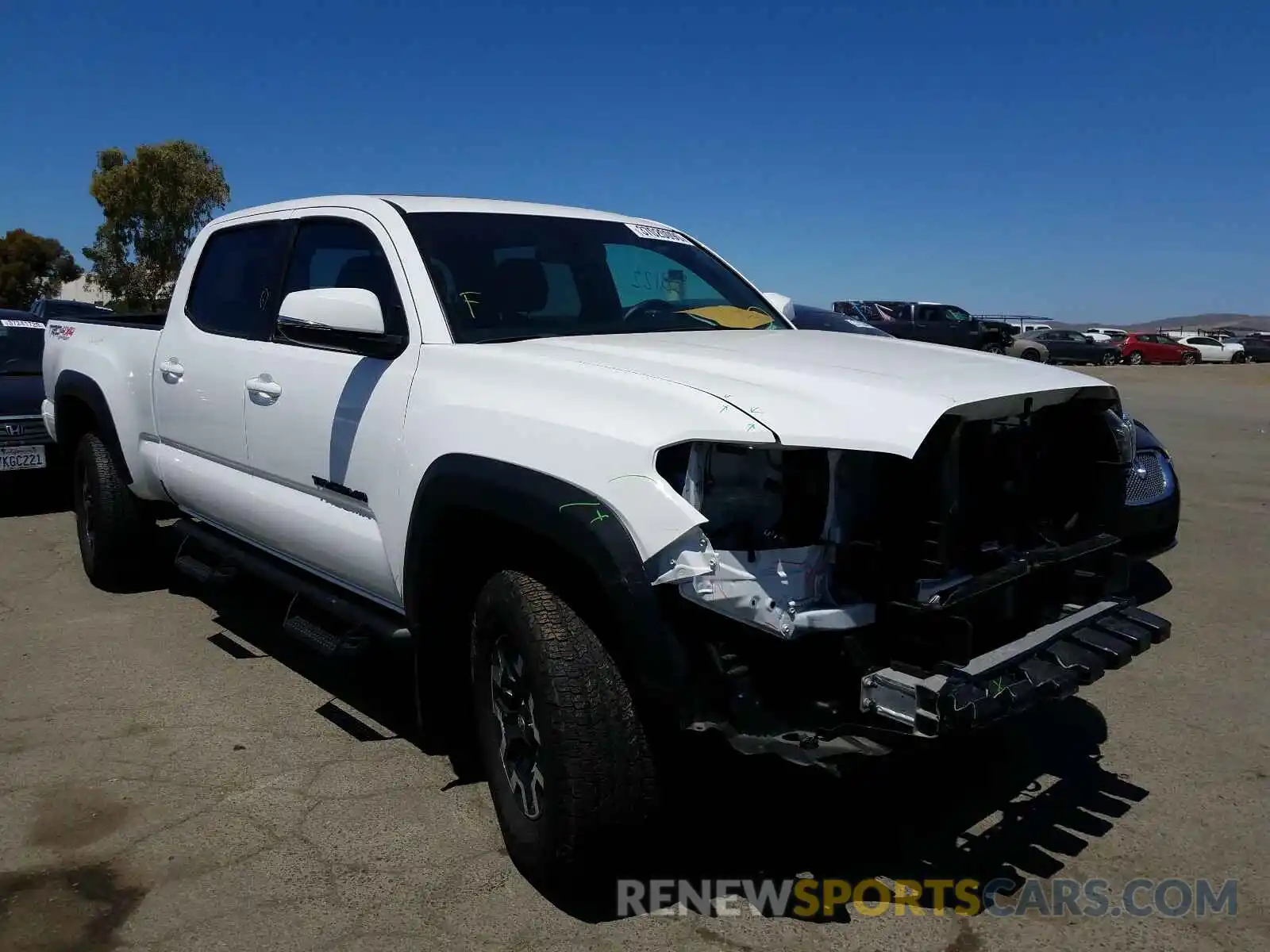 1 Photograph of a damaged car 3TMDZ5BN9KM058850 TOYOTA TACOMA 2019