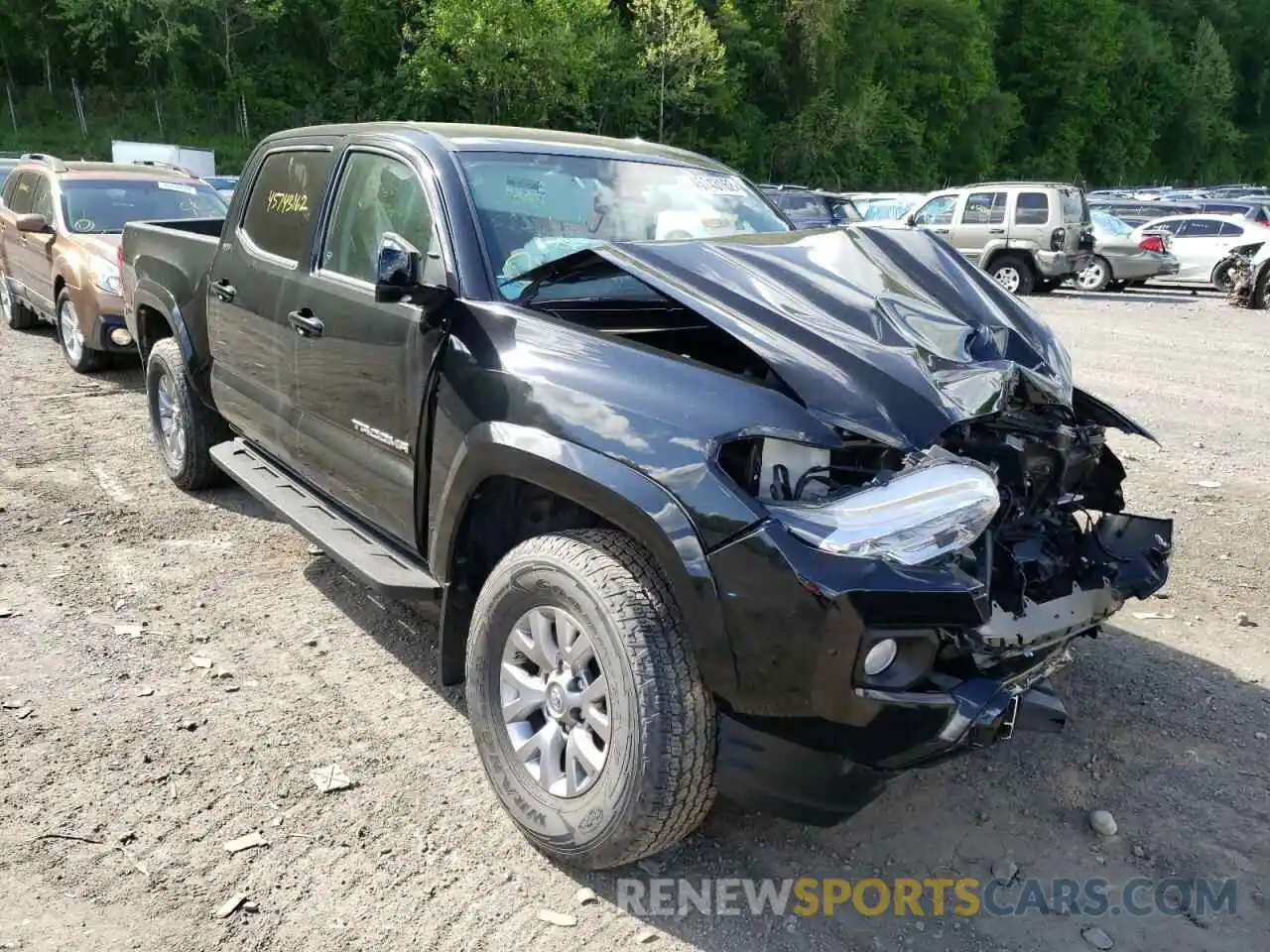 1 Photograph of a damaged car 3TMDZ5BN9KM059044 TOYOTA TACOMA 2019