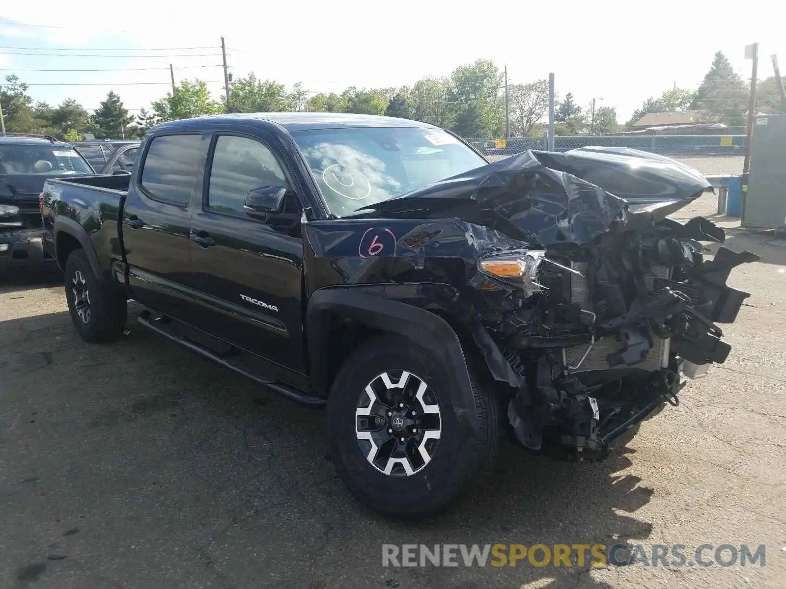 1 Photograph of a damaged car 3TMDZ5BN9KM059528 TOYOTA TACOMA 2019