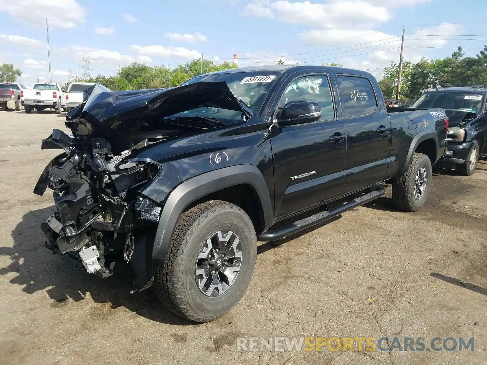 2 Photograph of a damaged car 3TMDZ5BN9KM059528 TOYOTA TACOMA 2019