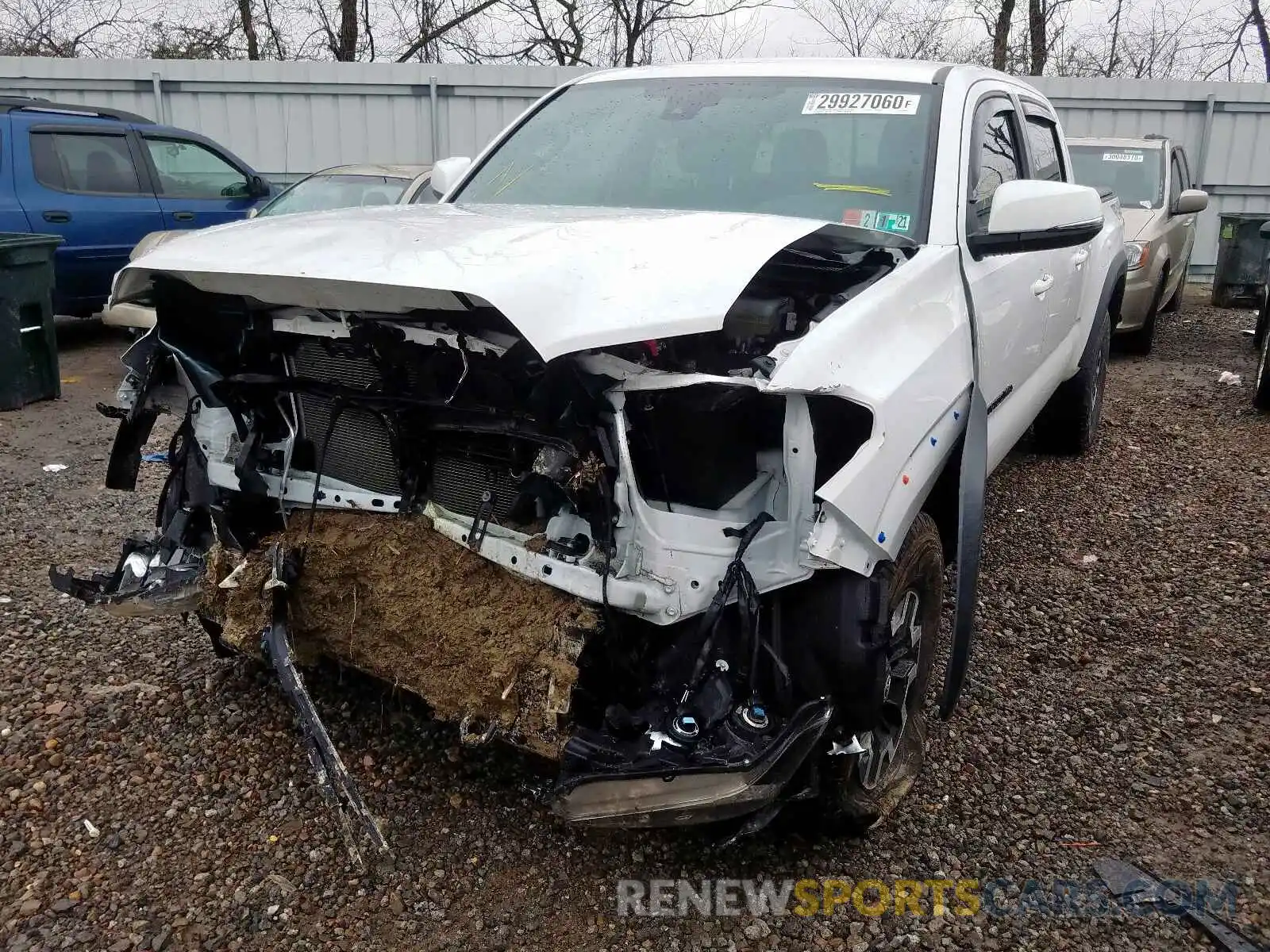 2 Photograph of a damaged car 3TMDZ5BN9KM060713 TOYOTA TACOMA 2019