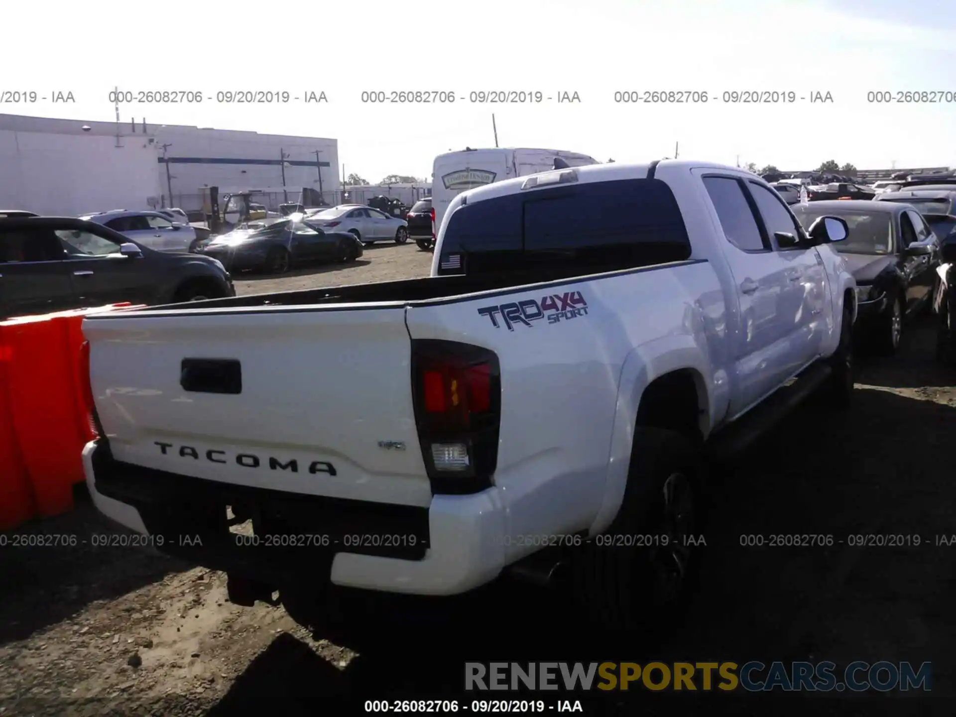 4 Photograph of a damaged car 3TMDZ5BN9KM062283 TOYOTA TACOMA 2019