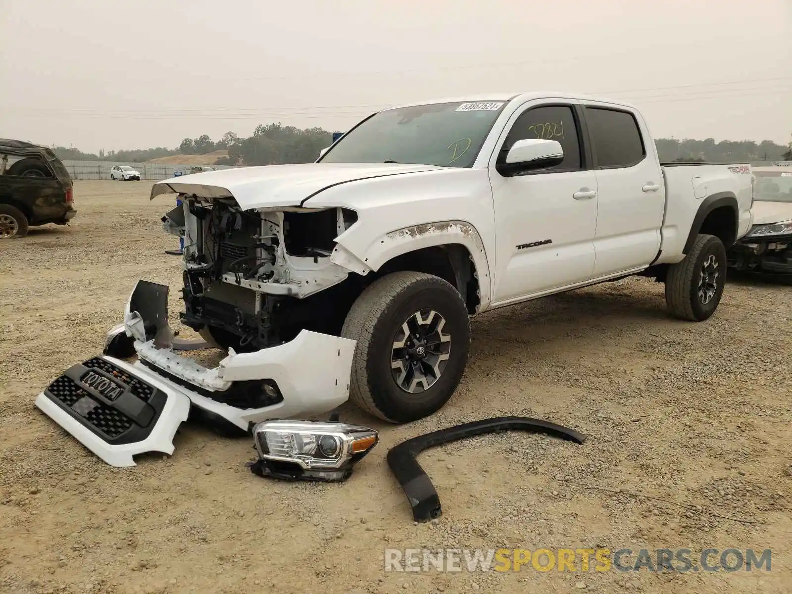 2 Photograph of a damaged car 3TMDZ5BN9KM062977 TOYOTA TACOMA 2019