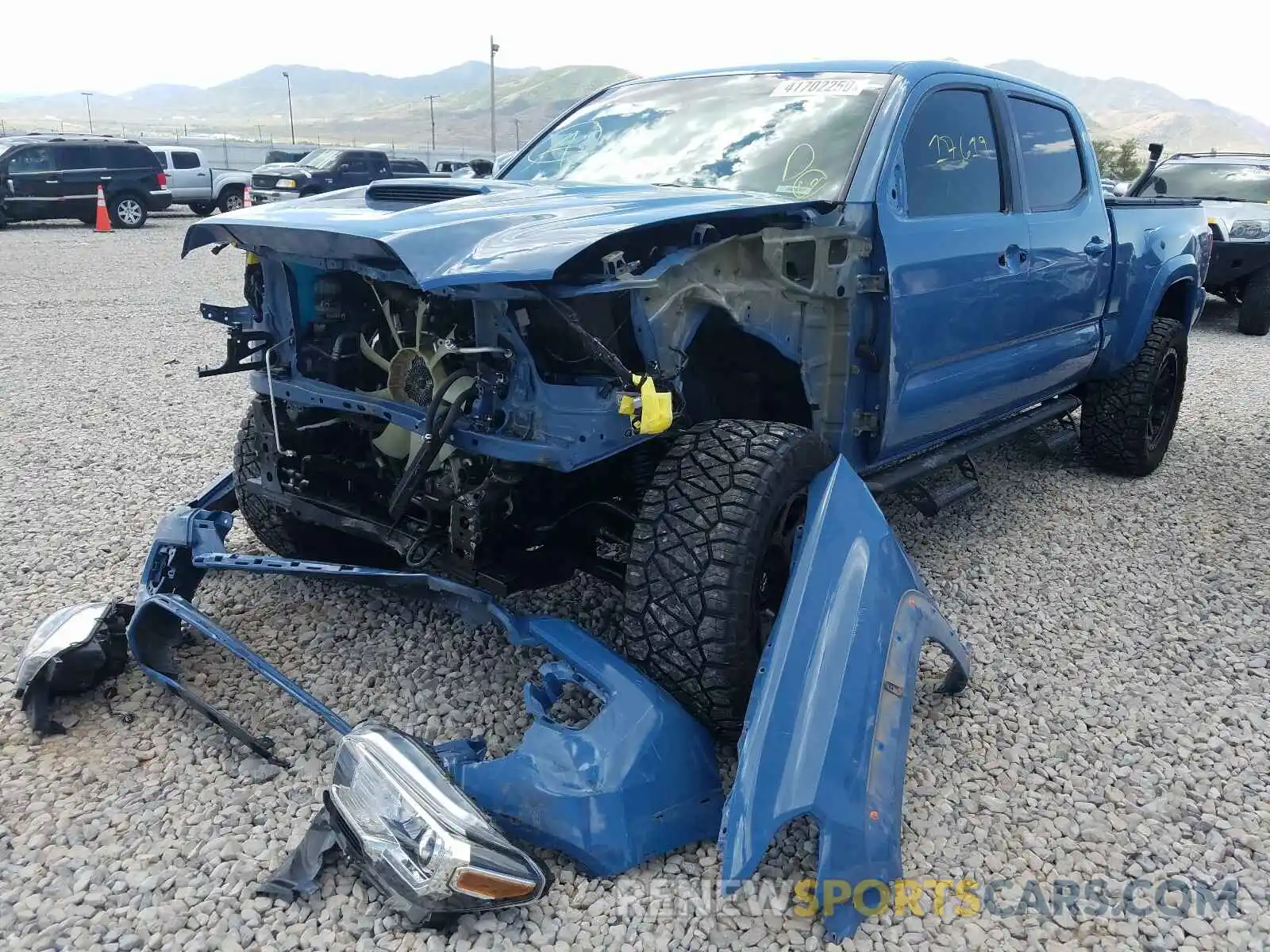 2 Photograph of a damaged car 3TMDZ5BN9KM065734 TOYOTA TACOMA 2019