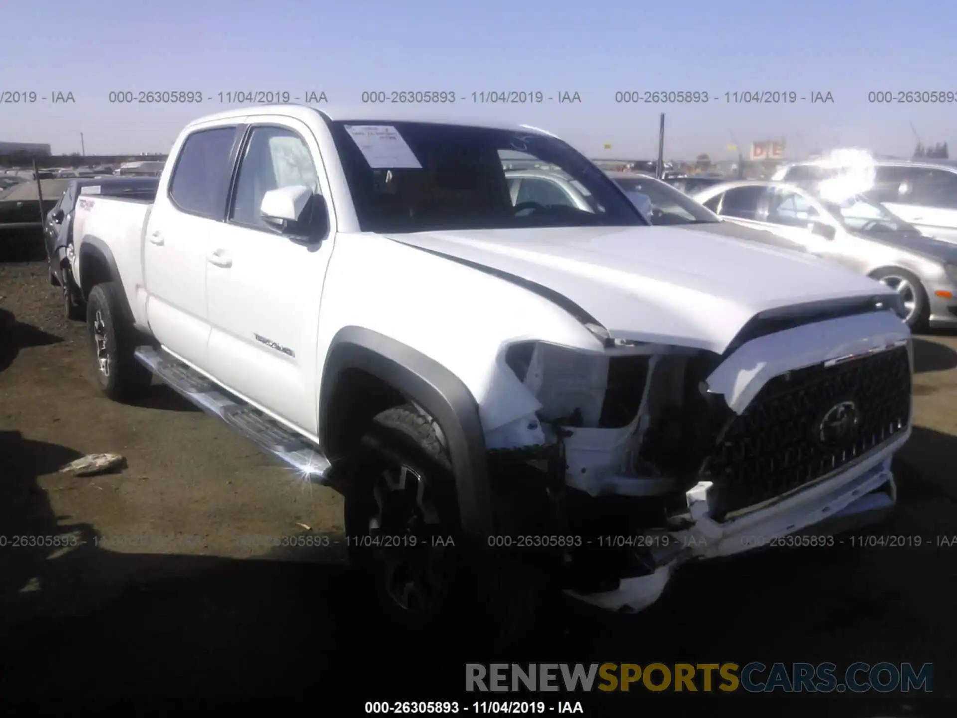 1 Photograph of a damaged car 3TMDZ5BN9KM065944 TOYOTA TACOMA 2019