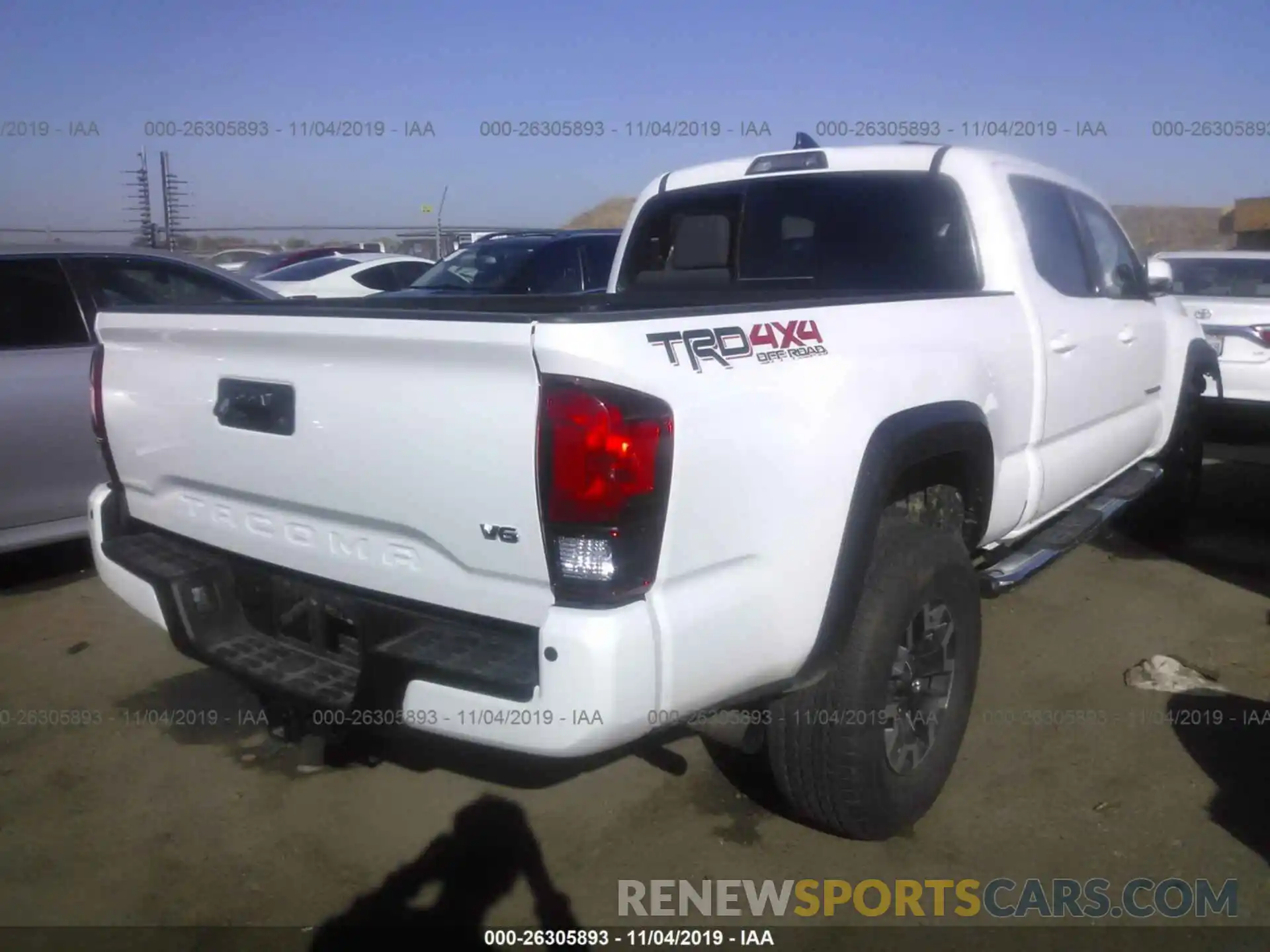 4 Photograph of a damaged car 3TMDZ5BN9KM065944 TOYOTA TACOMA 2019