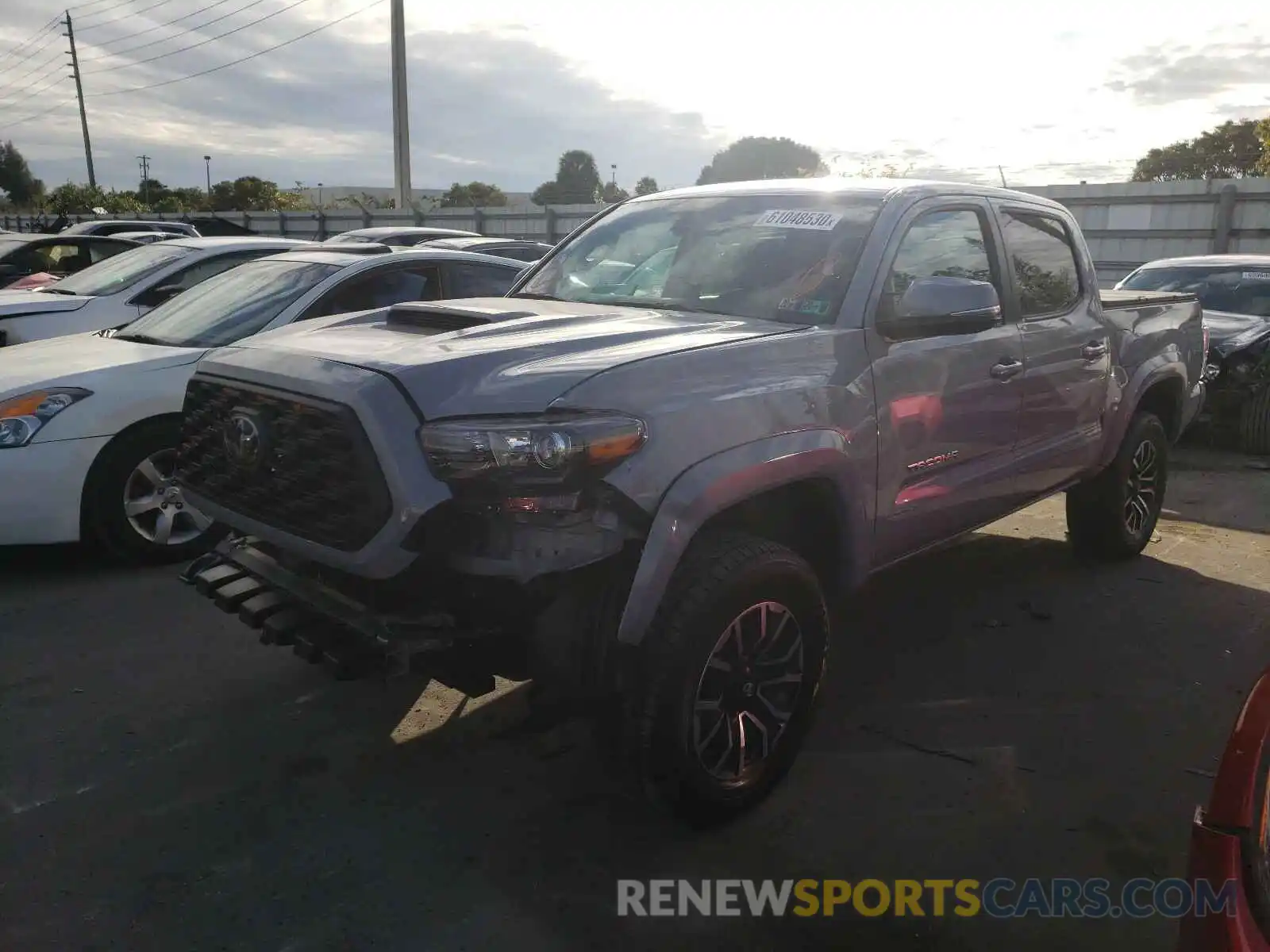 2 Photograph of a damaged car 3TMDZ5BN9KM066074 TOYOTA TACOMA 2019