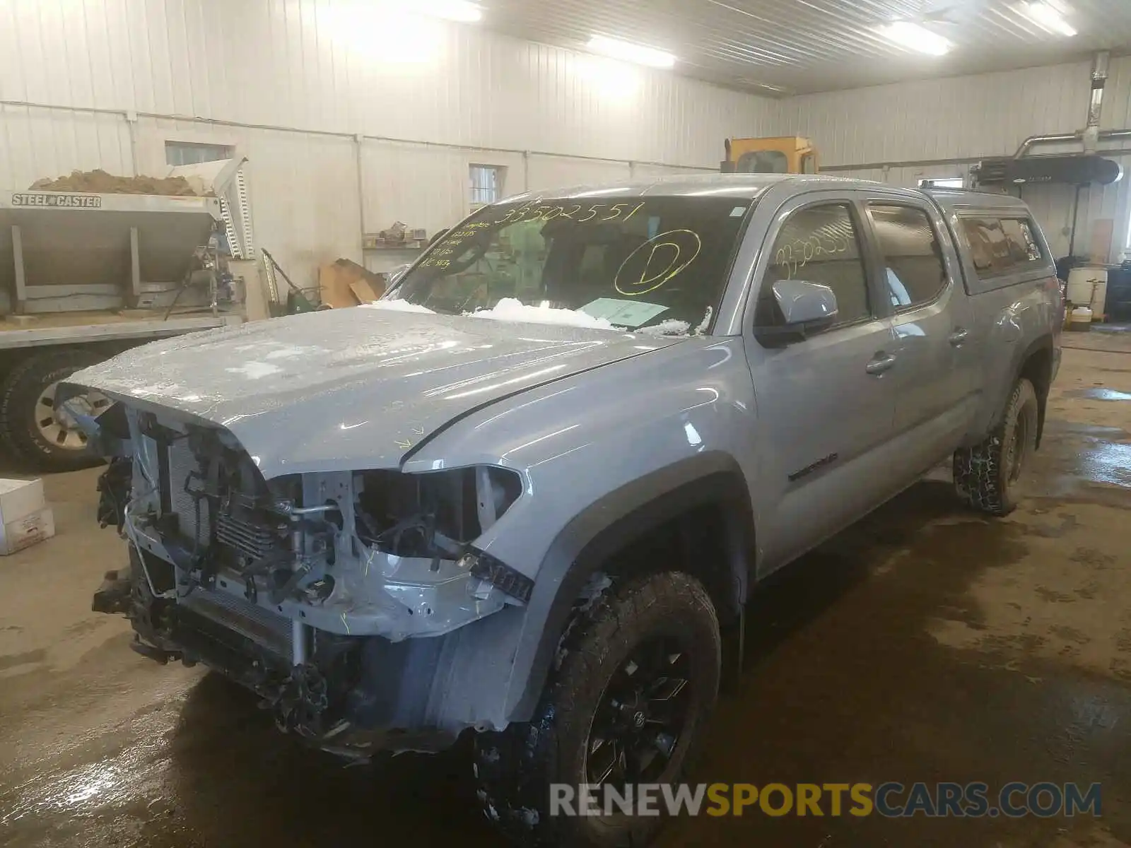 2 Photograph of a damaged car 3TMDZ5BN9KM066334 TOYOTA TACOMA 2019