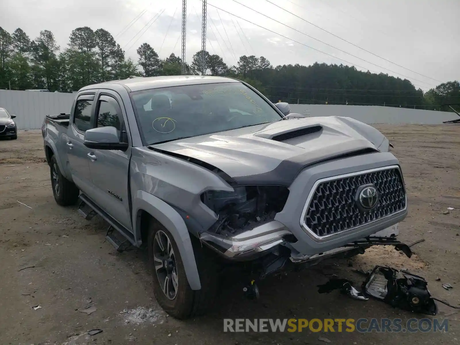 1 Photograph of a damaged car 3TMDZ5BN9KM070898 TOYOTA TACOMA 2019