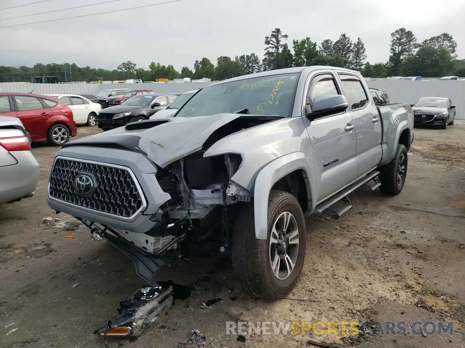 2 Photograph of a damaged car 3TMDZ5BN9KM070898 TOYOTA TACOMA 2019