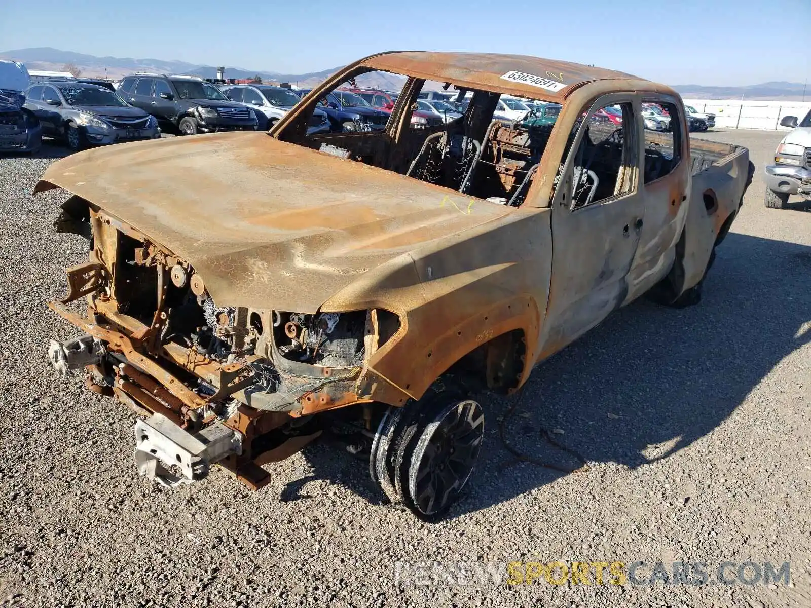 2 Photograph of a damaged car 3TMDZ5BN9KM071999 TOYOTA TACOMA 2019