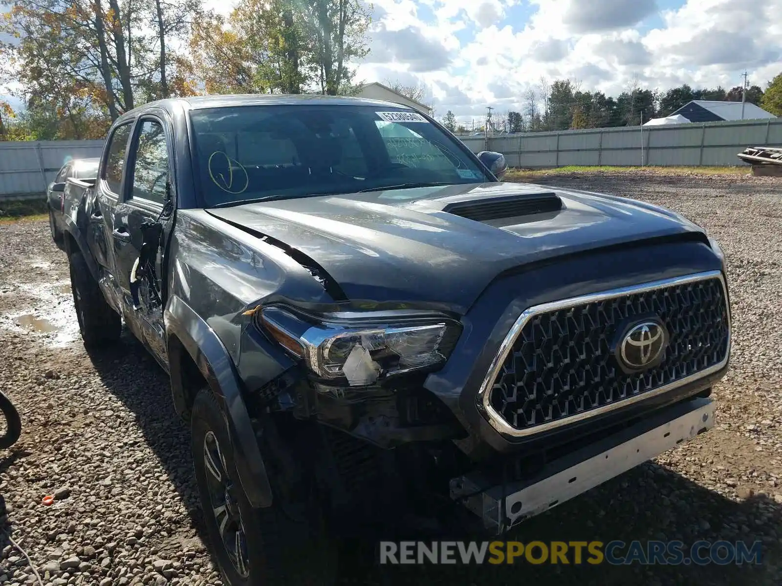 1 Photograph of a damaged car 3TMDZ5BN9KM072442 TOYOTA TACOMA 2019