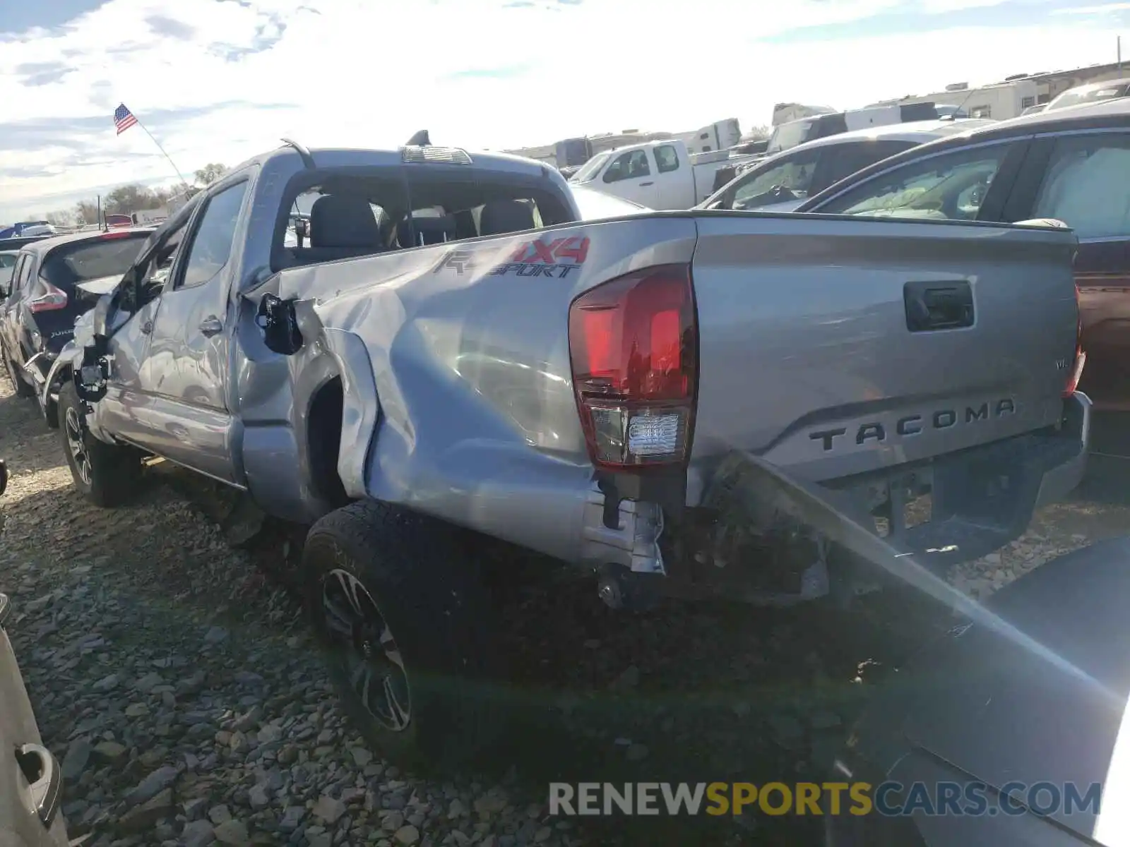 3 Photograph of a damaged car 3TMDZ5BN9KM073221 TOYOTA TACOMA 2019