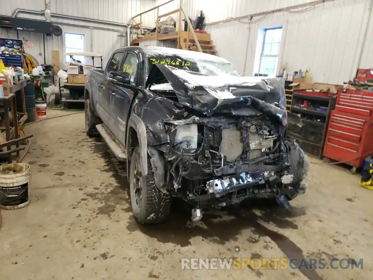 1 Photograph of a damaged car 3TMDZ5BN9KM073901 TOYOTA TACOMA 2019